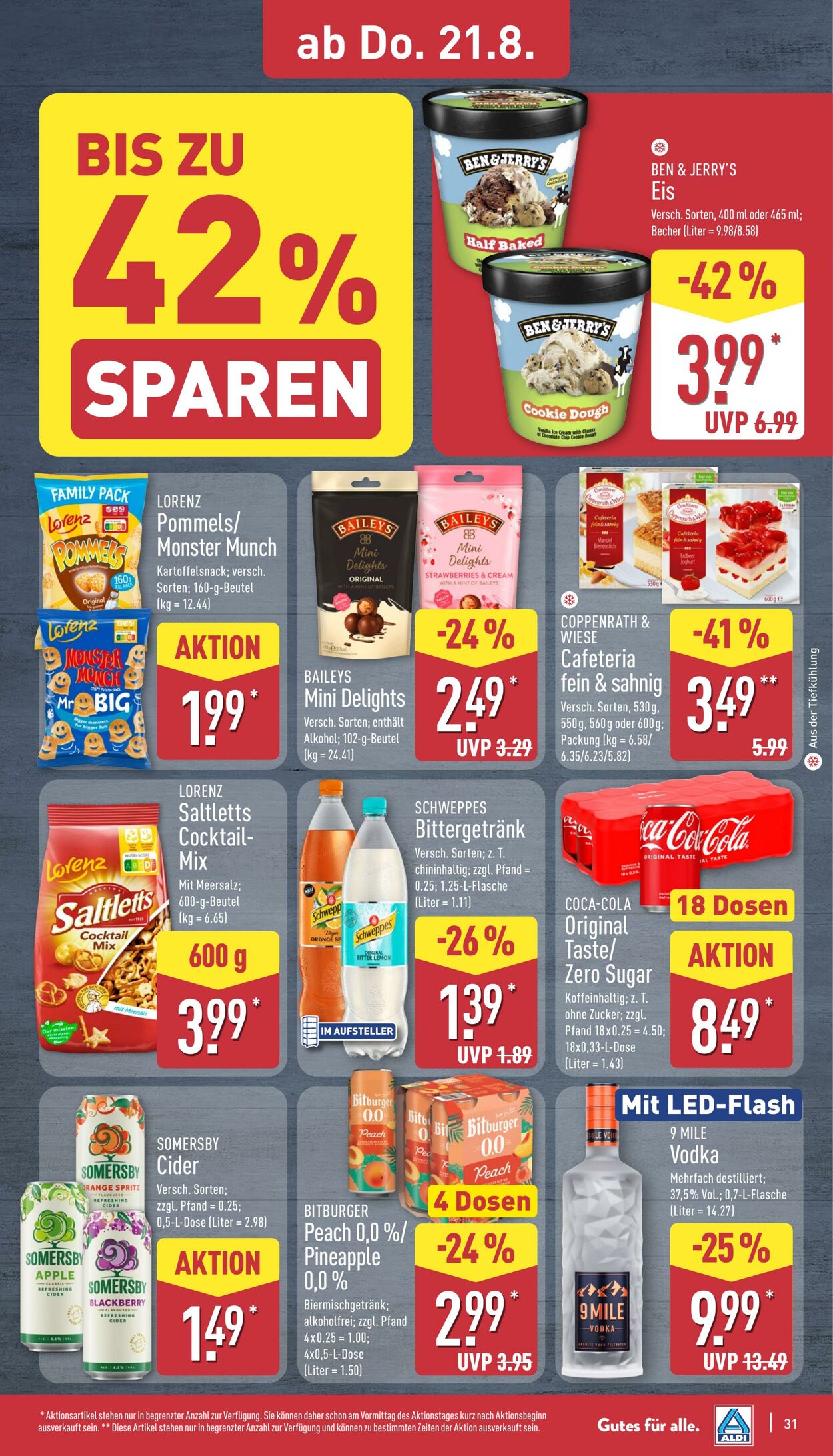 Prospekt Aldi-Nord 18.08.2025 - 23.08.2025