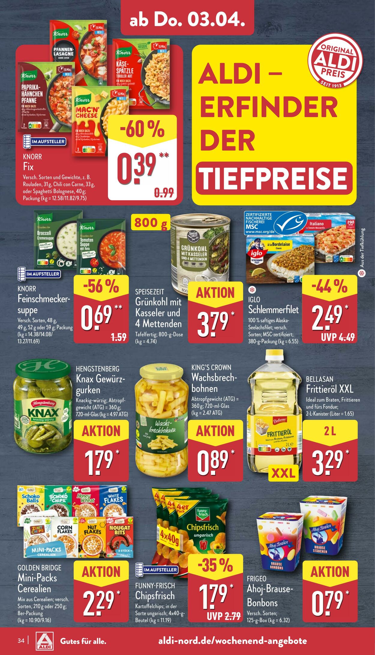 Prospekt Aldi-Nord 31.03.2025 - 05.04.2025