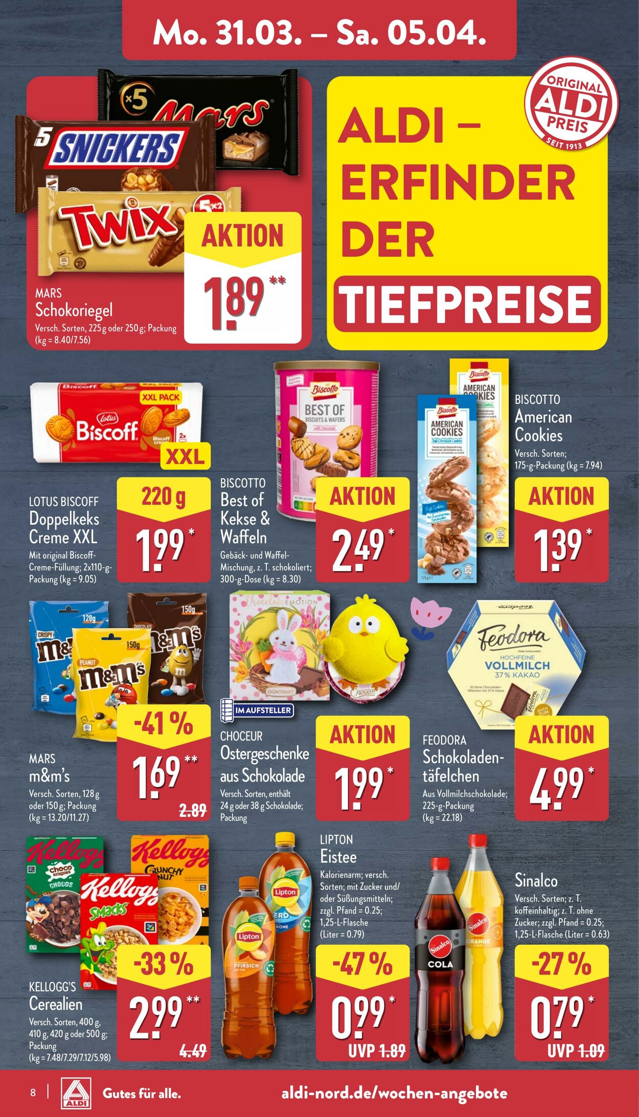 Prospekt Aldi-Nord 31.03.2025 - 05.04.2025