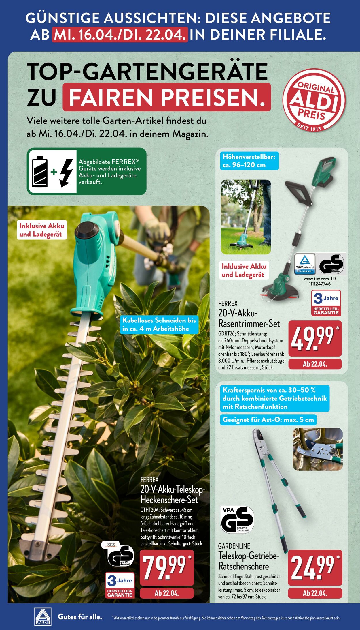 Prospekt Aldi-Nord 31.03.2025 - 05.04.2025