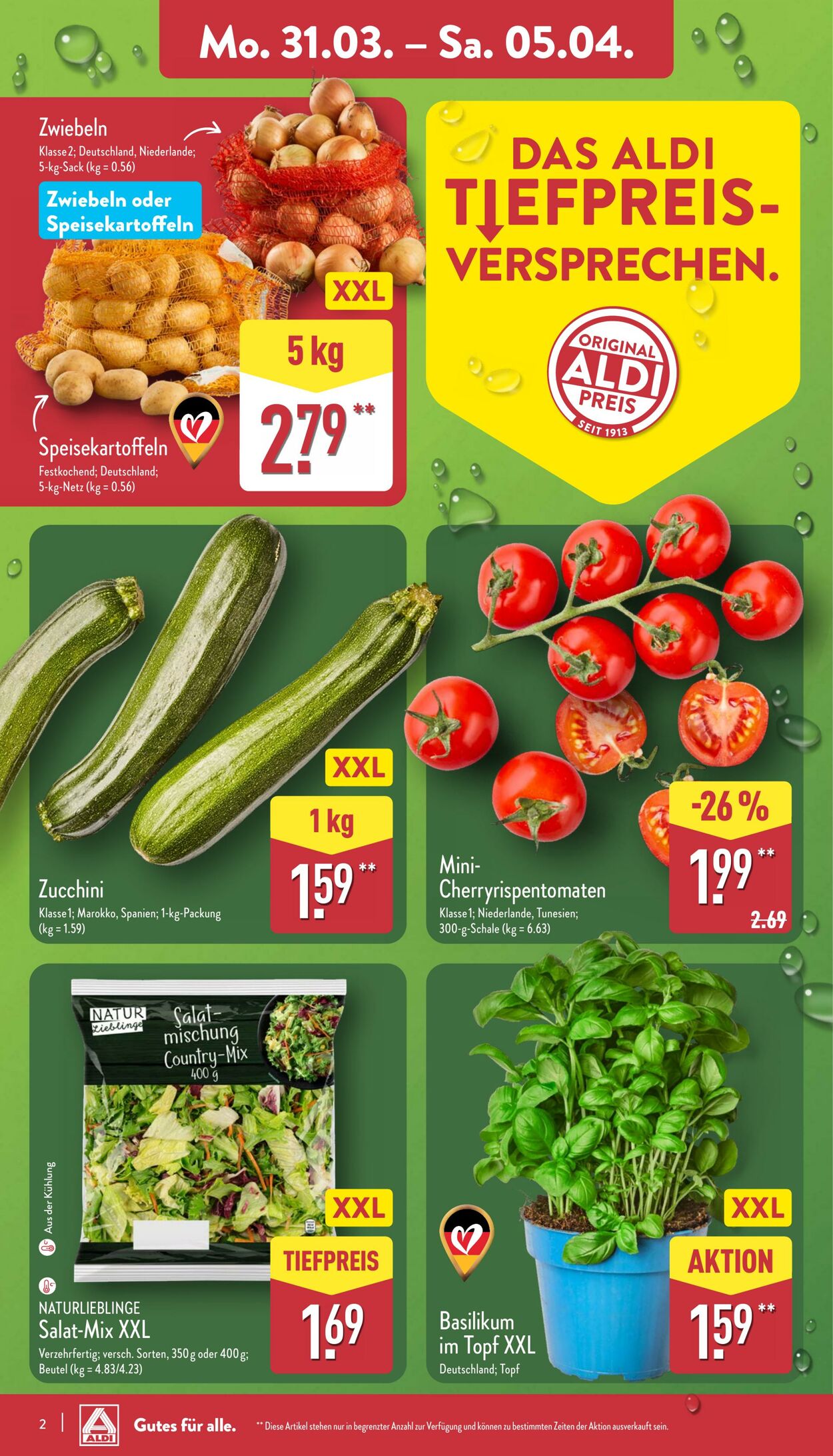 Prospekt Aldi-Nord 31.03.2025 - 05.04.2025