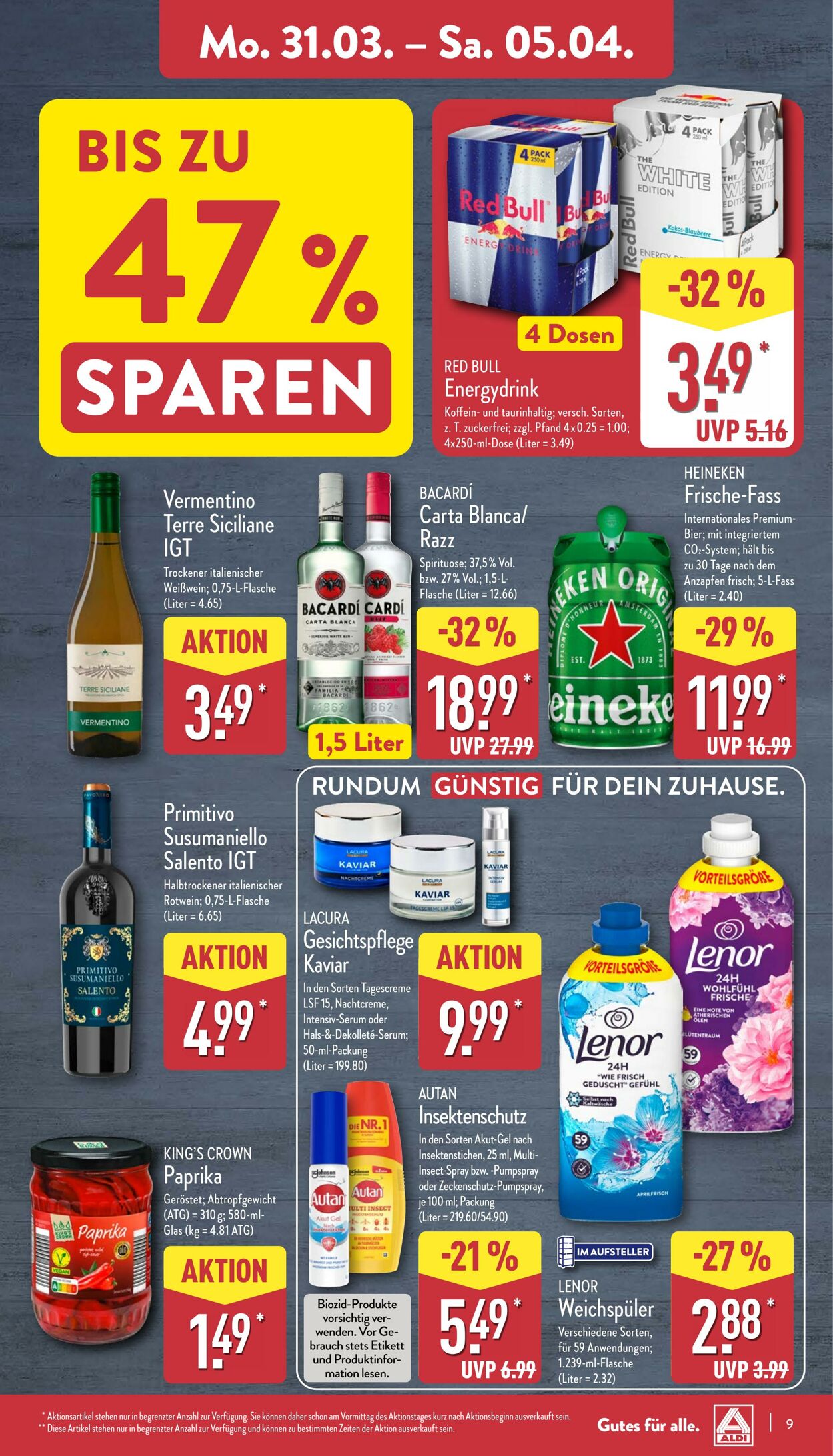 Prospekt Aldi-Nord 31.03.2025 - 05.04.2025