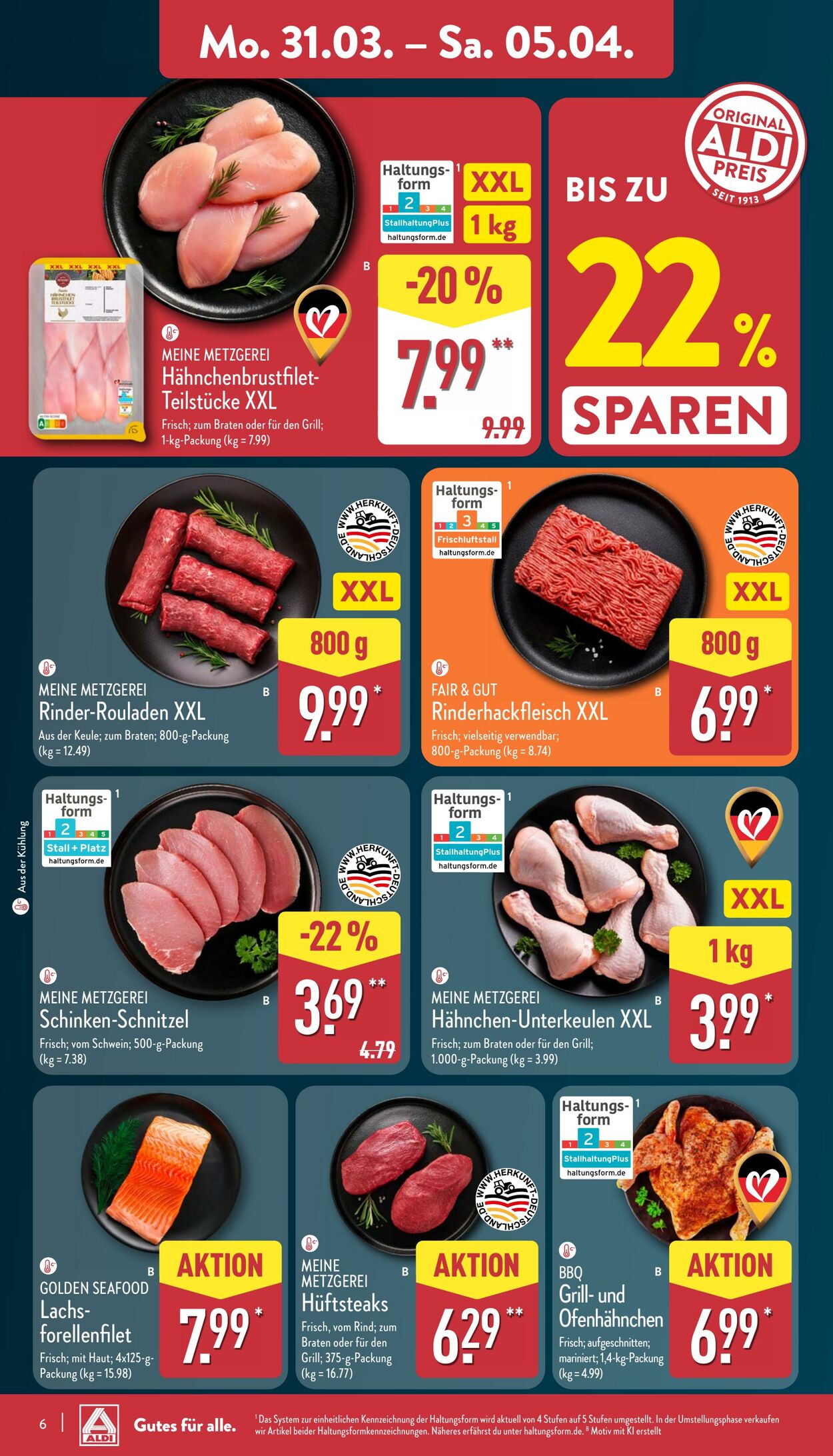 Prospekt Aldi-Nord 31.03.2025 - 05.04.2025