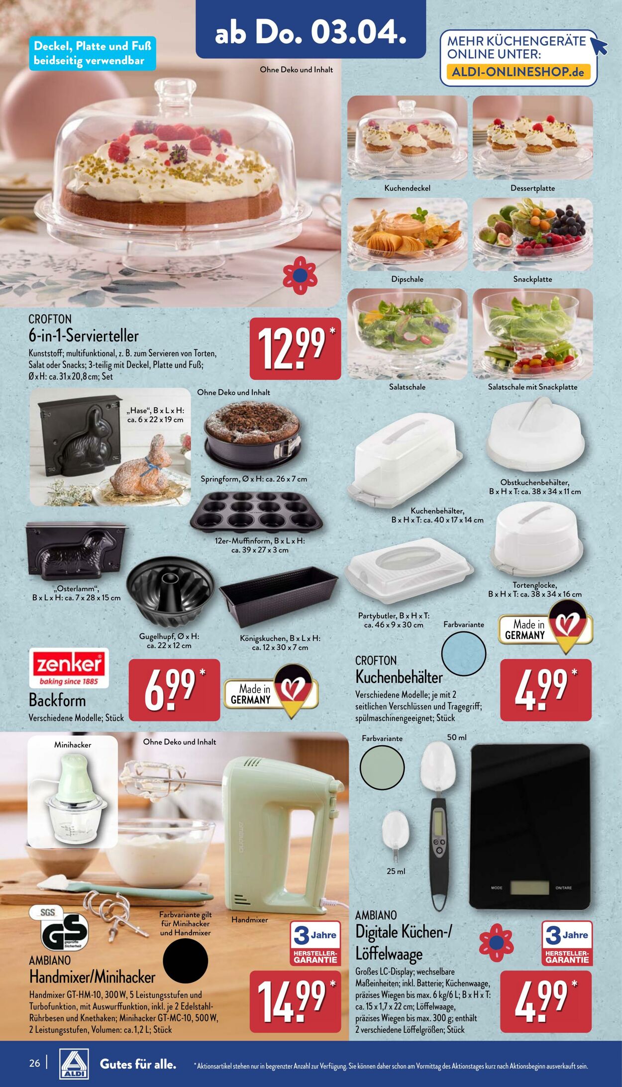 Prospekt Aldi-Nord 31.03.2025 - 05.04.2025