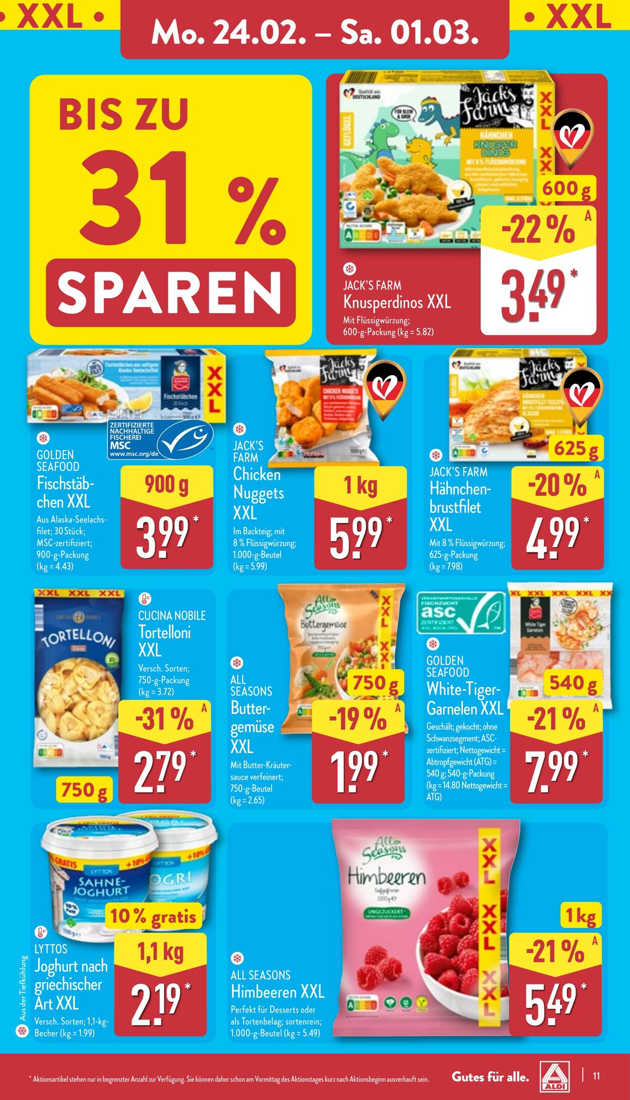Prospekt Aldi-Nord 17.02.2025 - 22.02.2025