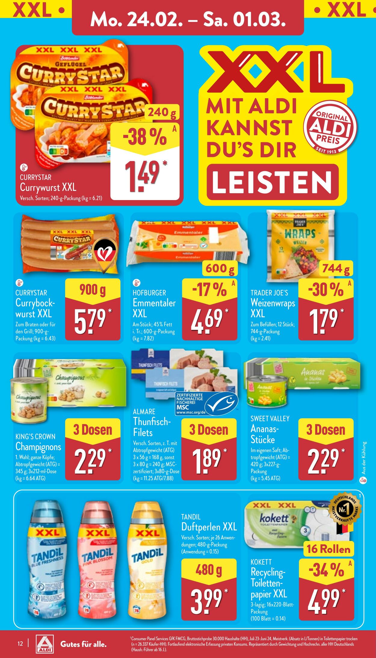 Prospekt Aldi-Nord 17.02.2025 - 22.02.2025