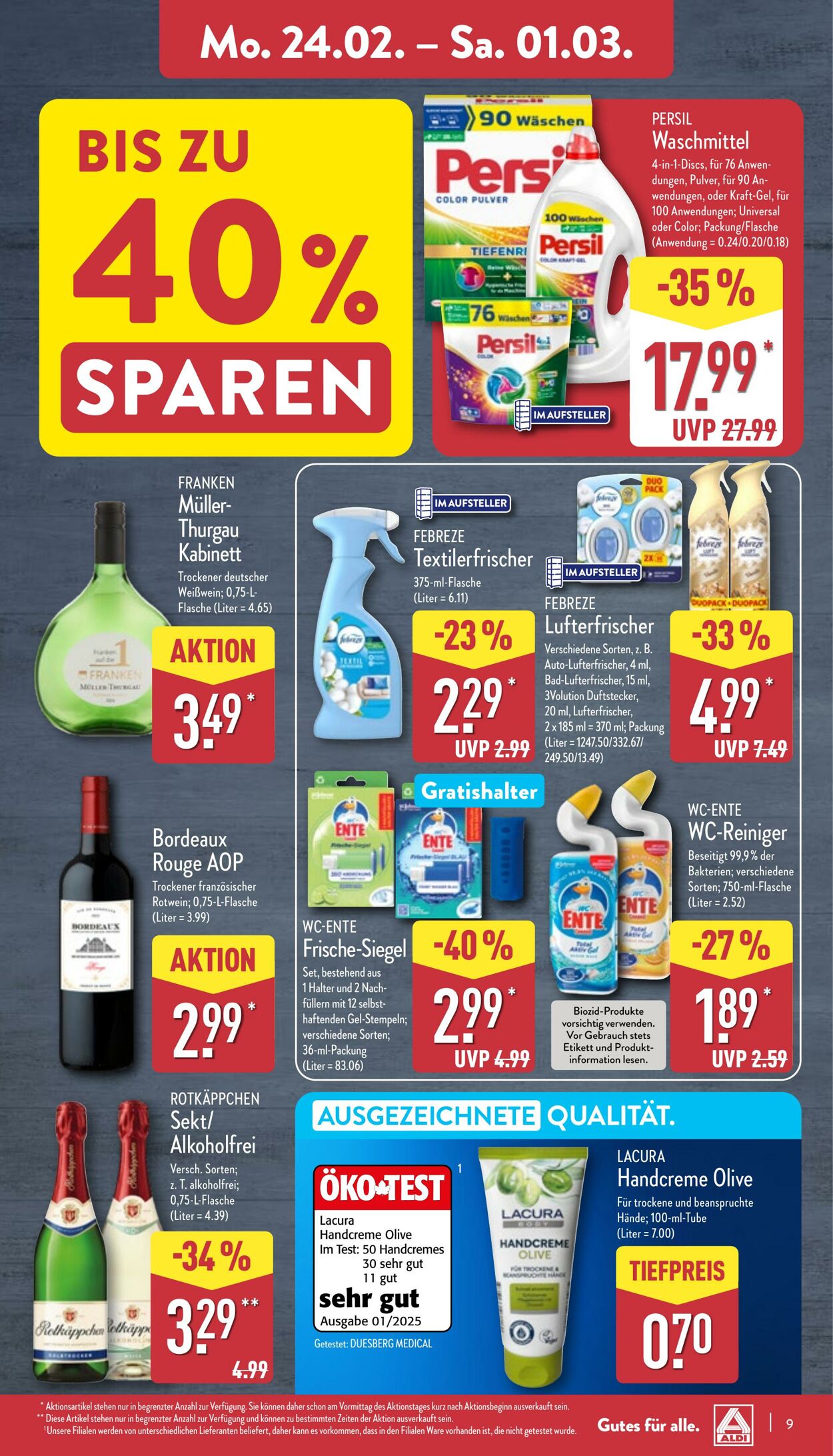 Prospekt Aldi-Nord 17.02.2025 - 22.02.2025