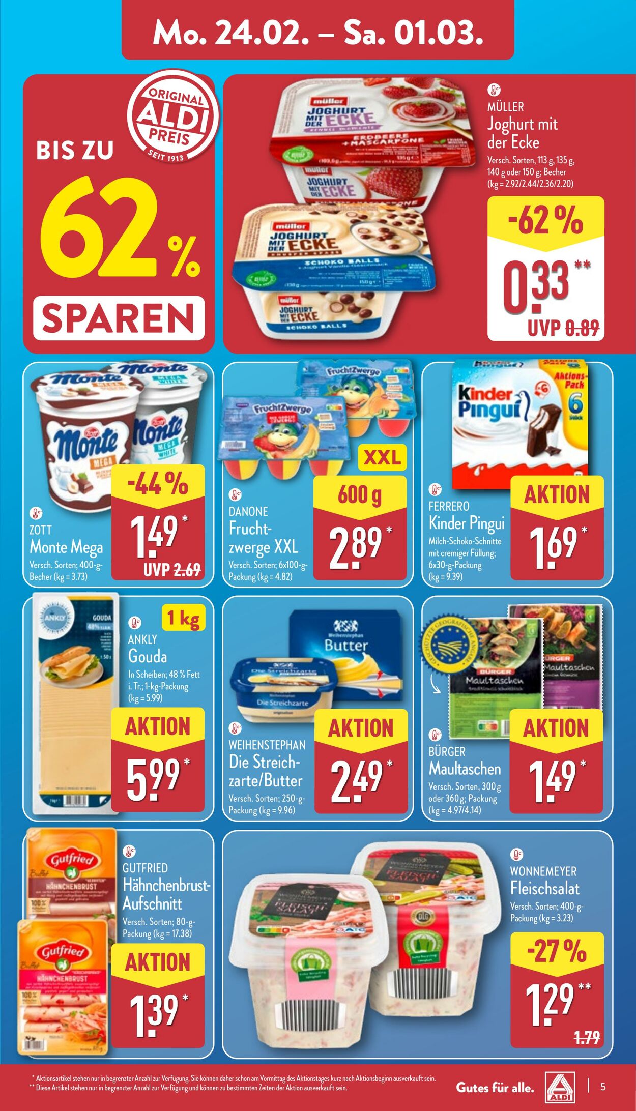 Prospekt Aldi-Nord 17.02.2025 - 22.02.2025
