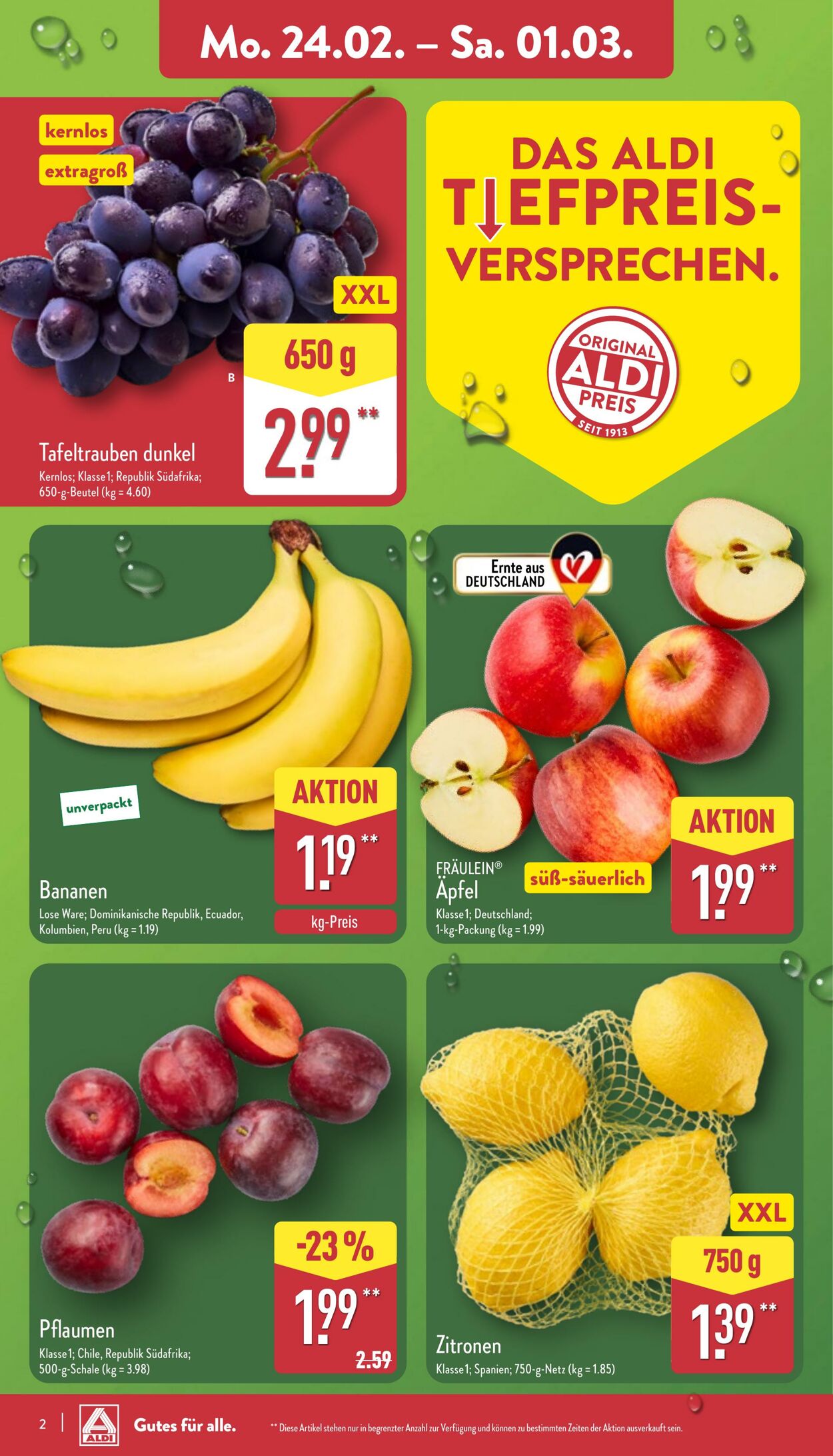 Prospekt Aldi-Nord 17.02.2025 - 22.02.2025
