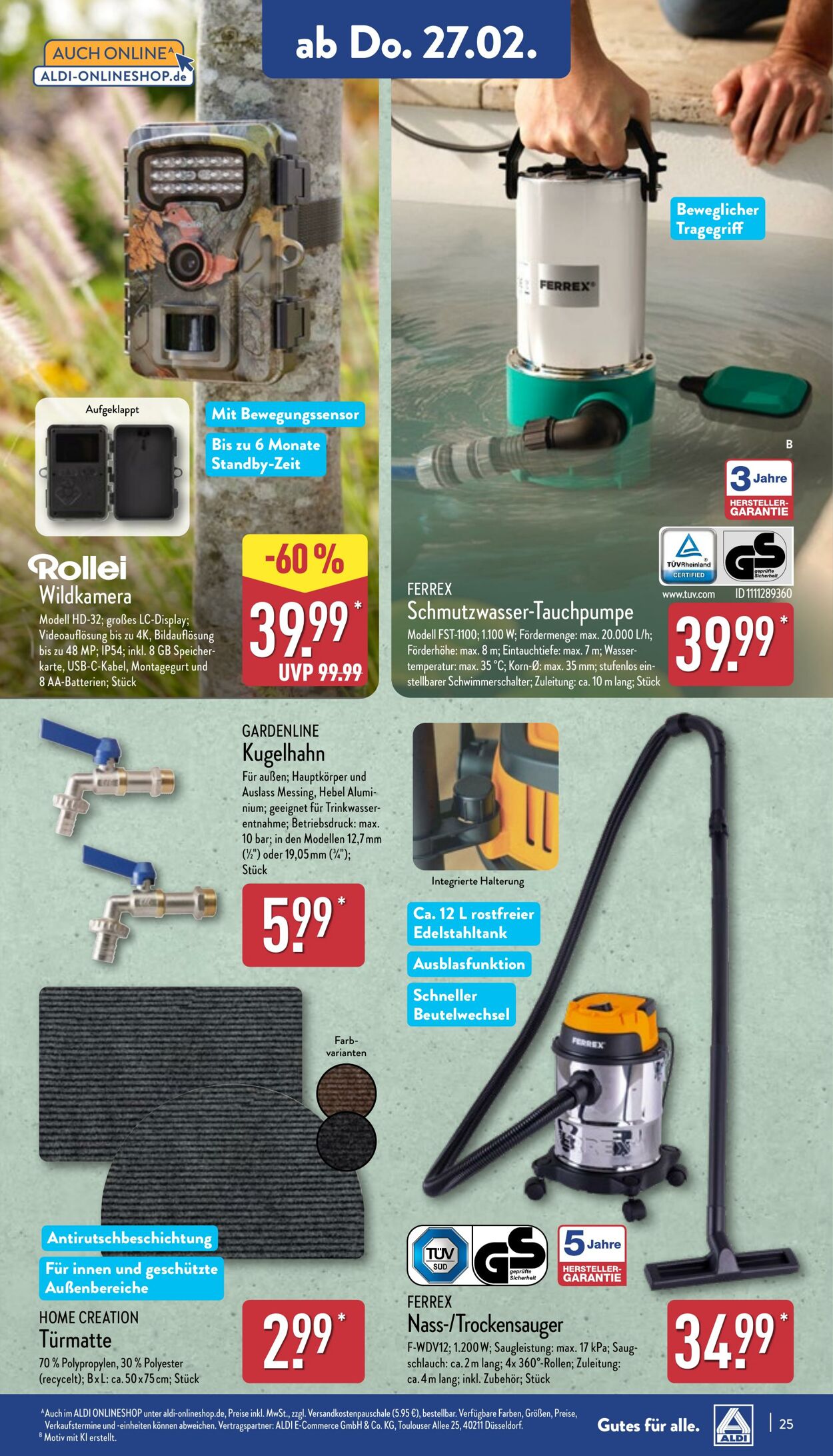 Prospekt Aldi-Nord 17.02.2025 - 22.02.2025