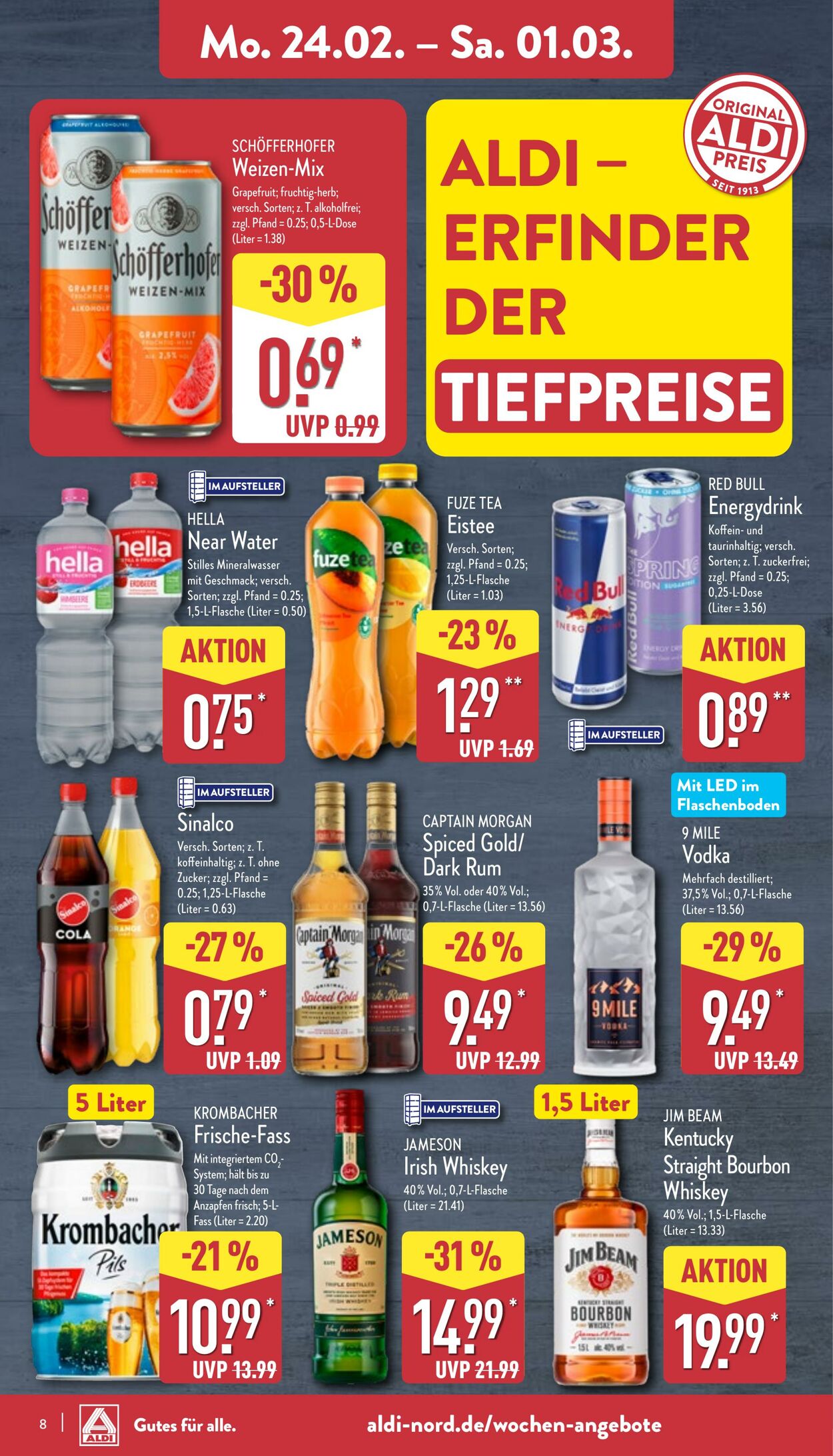 Prospekt Aldi-Nord 17.02.2025 - 22.02.2025