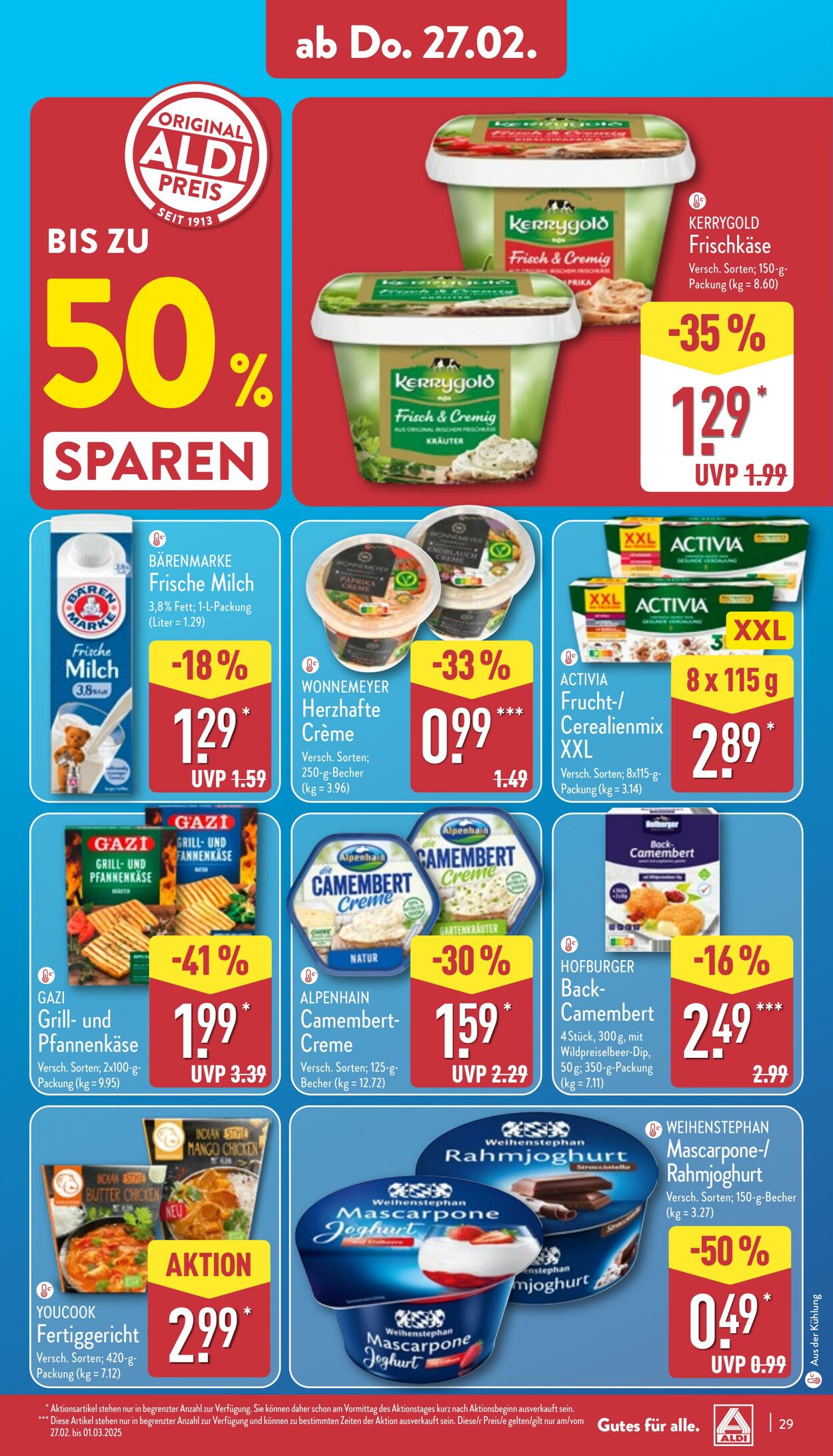 Prospekt Aldi-Nord 17.02.2025 - 22.02.2025
