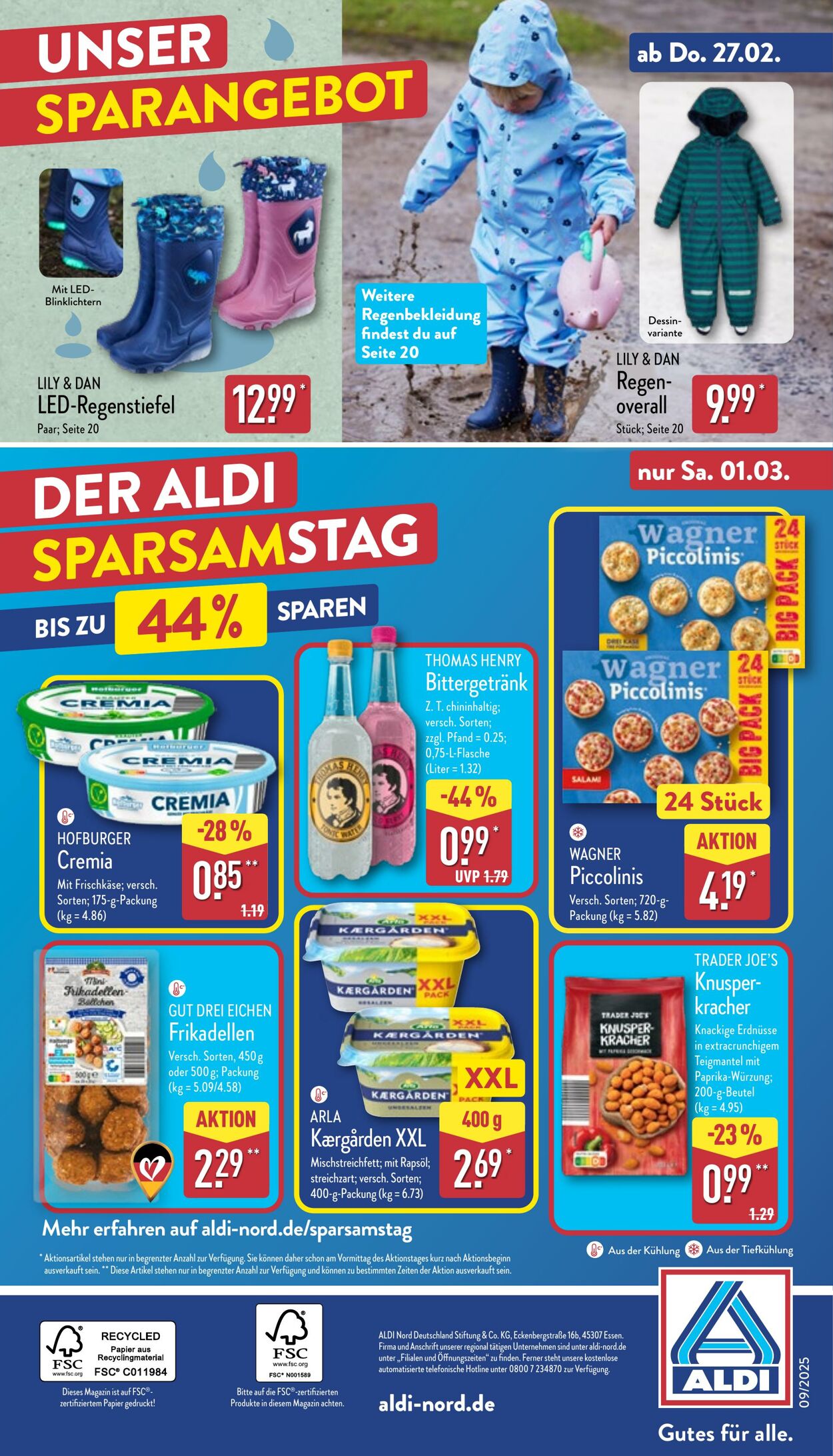 Prospekt Aldi-Nord 17.02.2025 - 22.02.2025