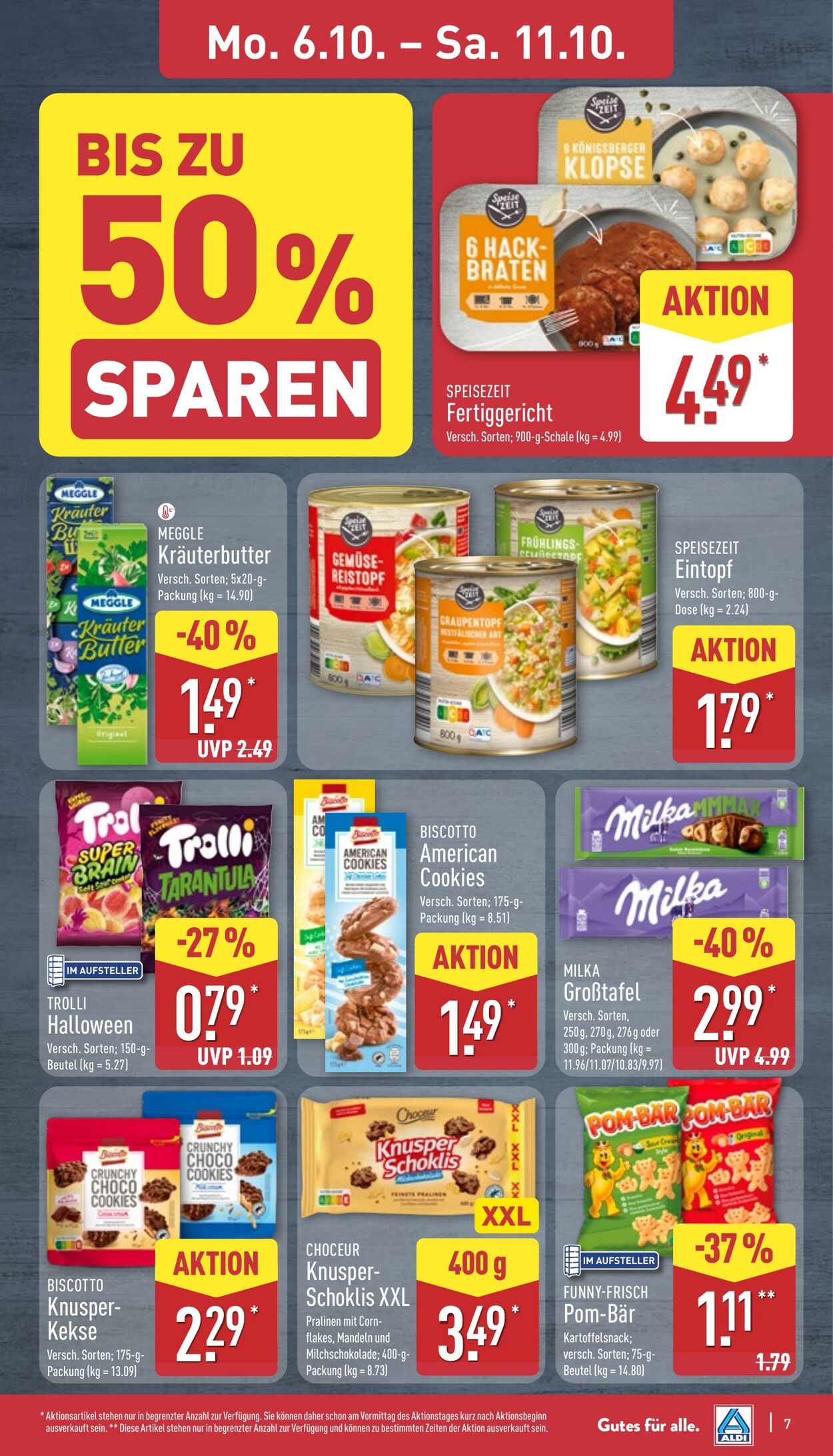 Prospekt Aldi-Nord 06.10.2025 - 11.10.2025