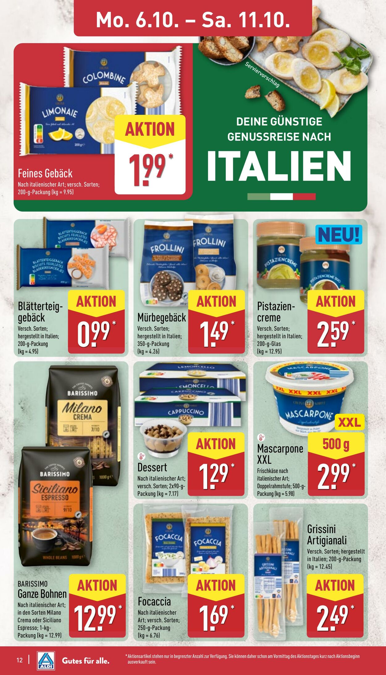 Prospekt Aldi-Nord 06.10.2025 - 11.10.2025