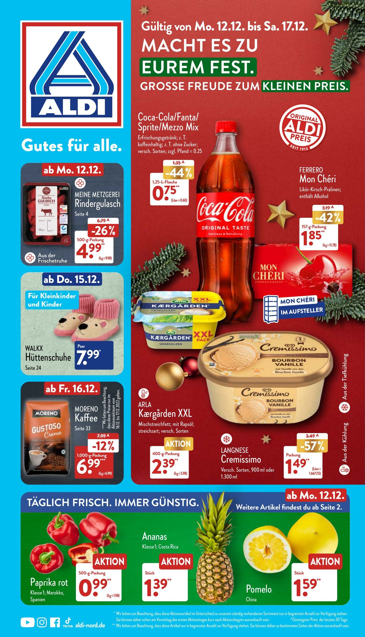 Prospekt Aldi-Nord 12.12.2022 - 17.12.2022