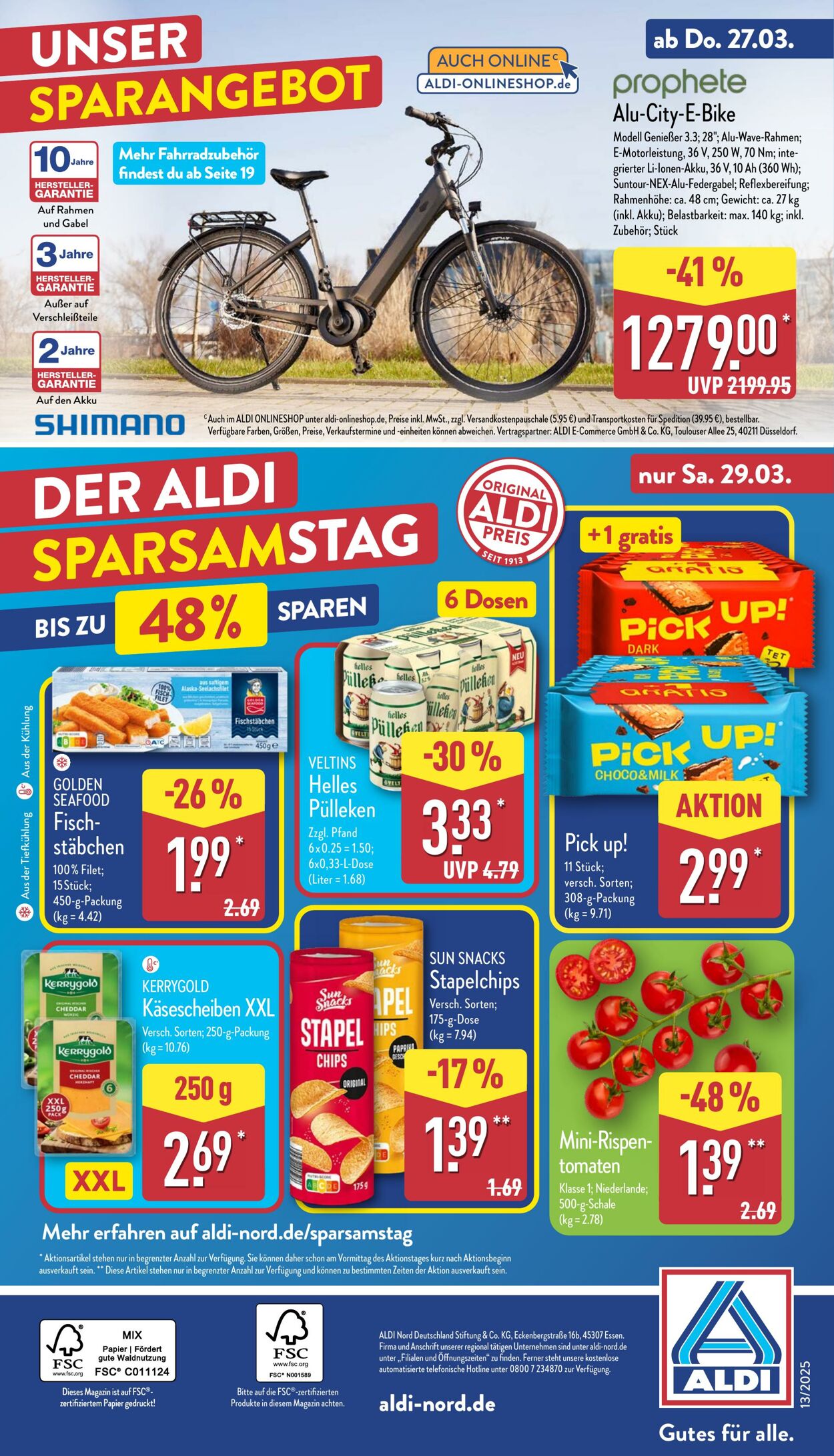 Prospekt Aldi-Nord 17.03.2025 - 22.03.2025