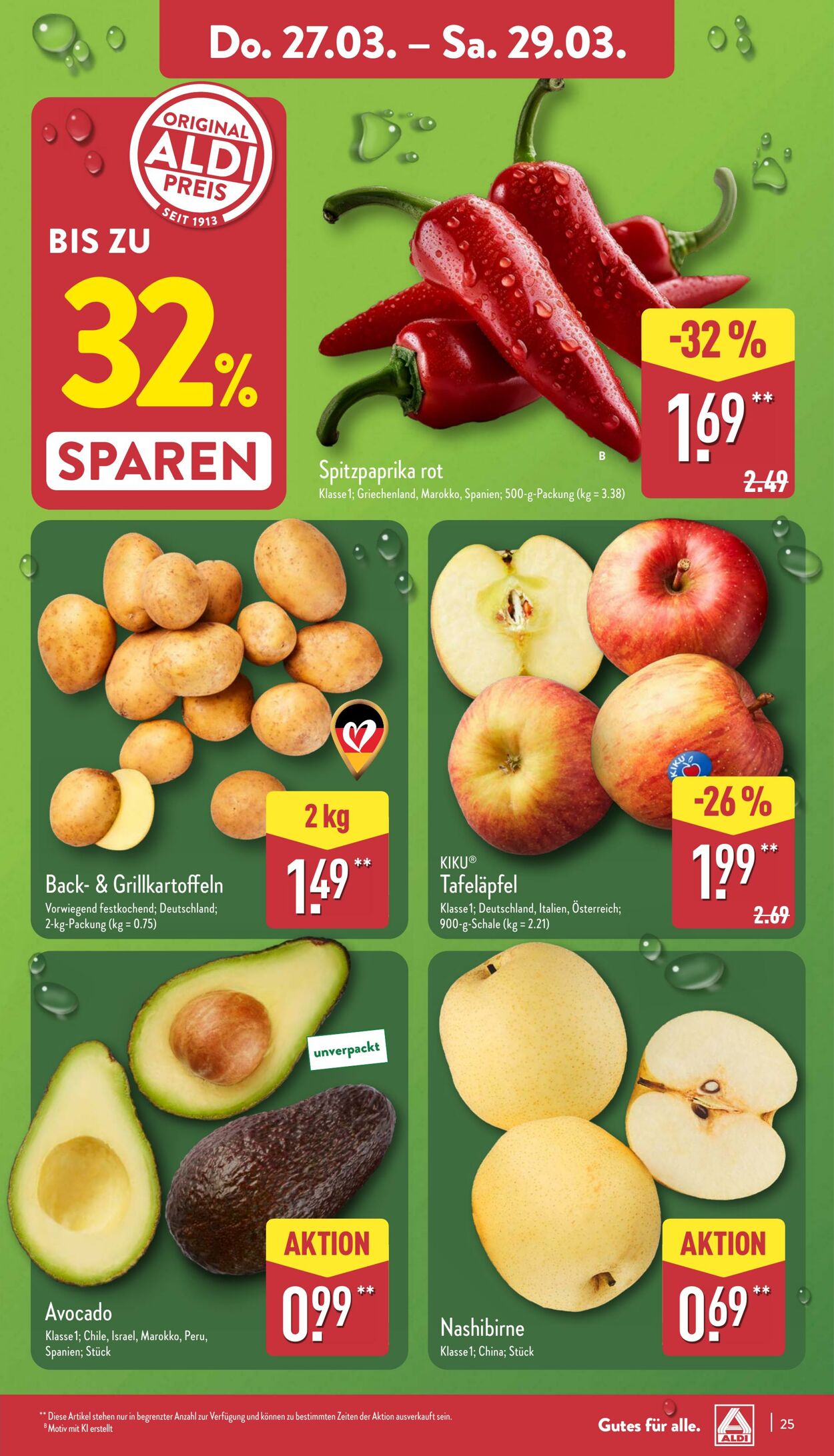Prospekt Aldi-Nord 17.03.2025 - 22.03.2025