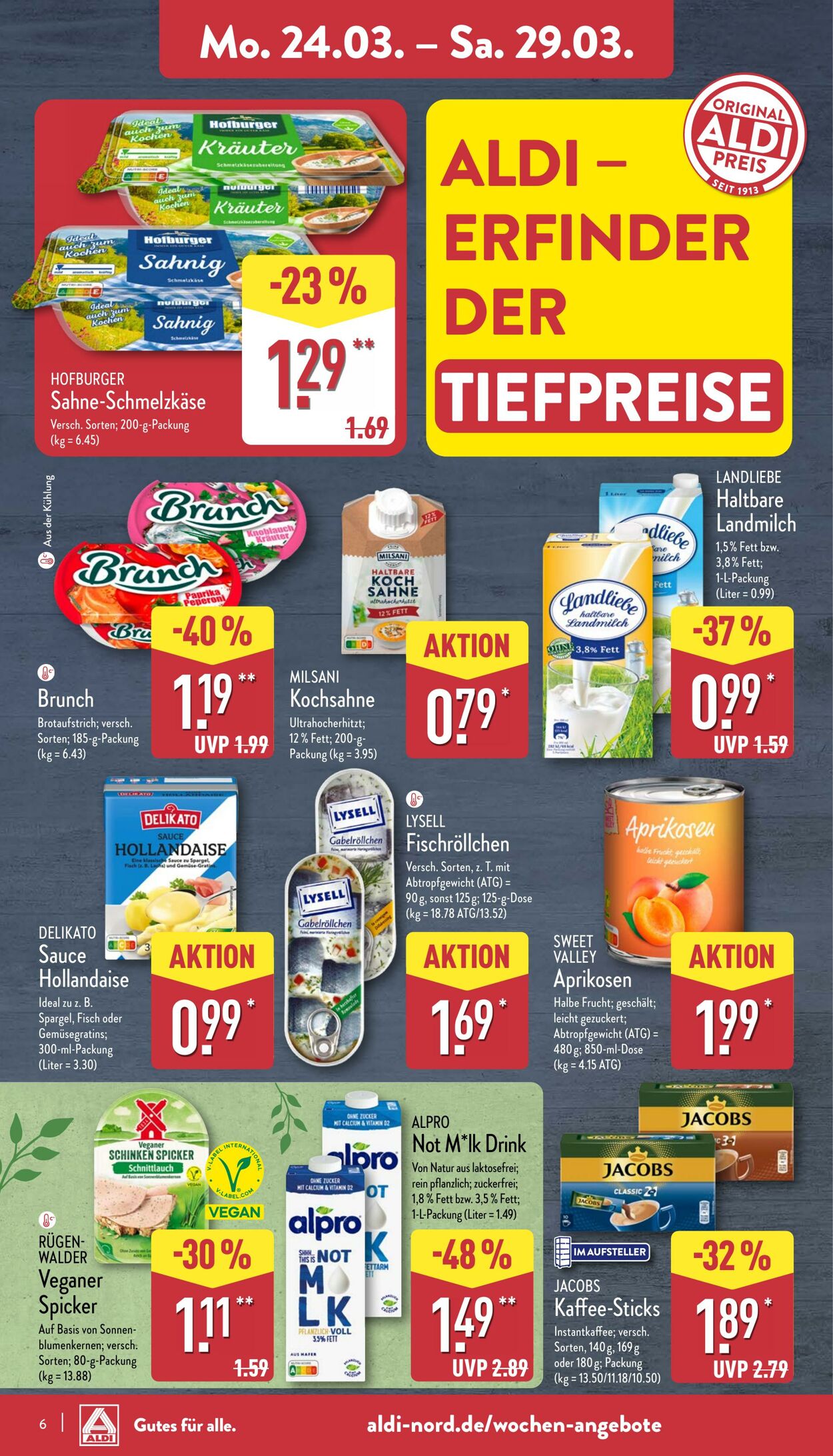 Prospekt Aldi-Nord 17.03.2025 - 22.03.2025