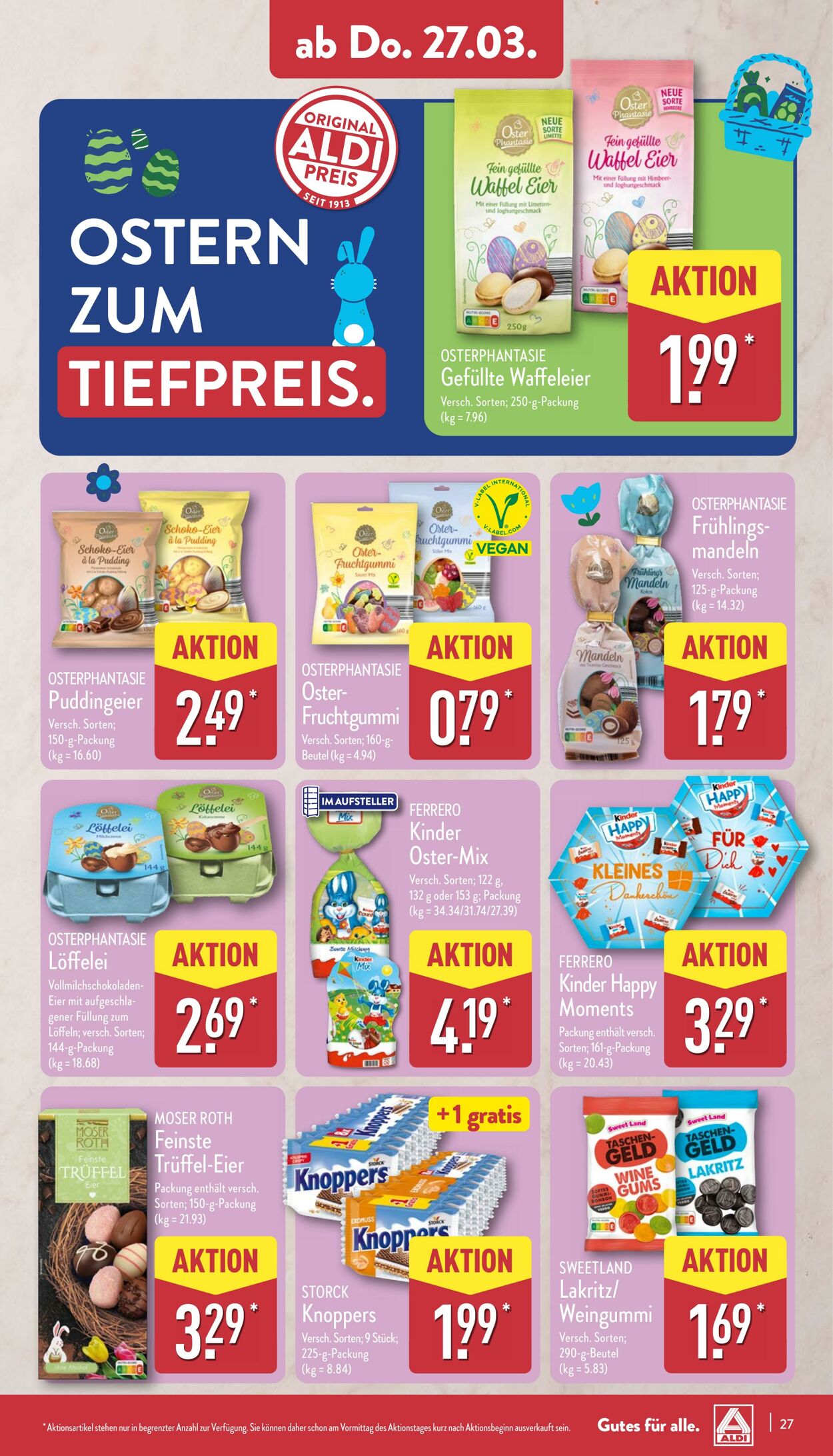Prospekt Aldi-Nord 17.03.2025 - 22.03.2025