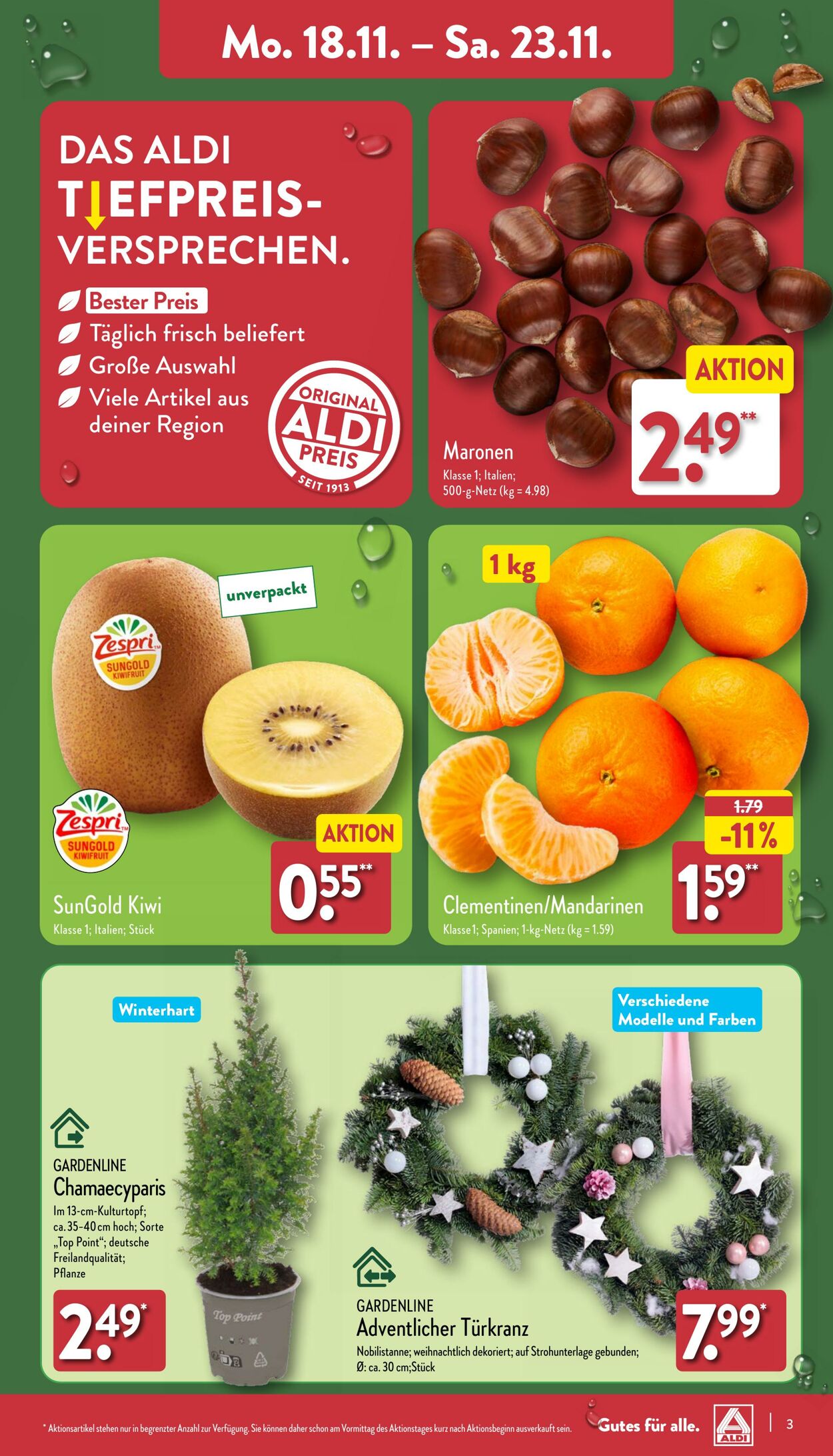 Prospekt Aldi-Nord 11.11.2024 - 16.11.2024