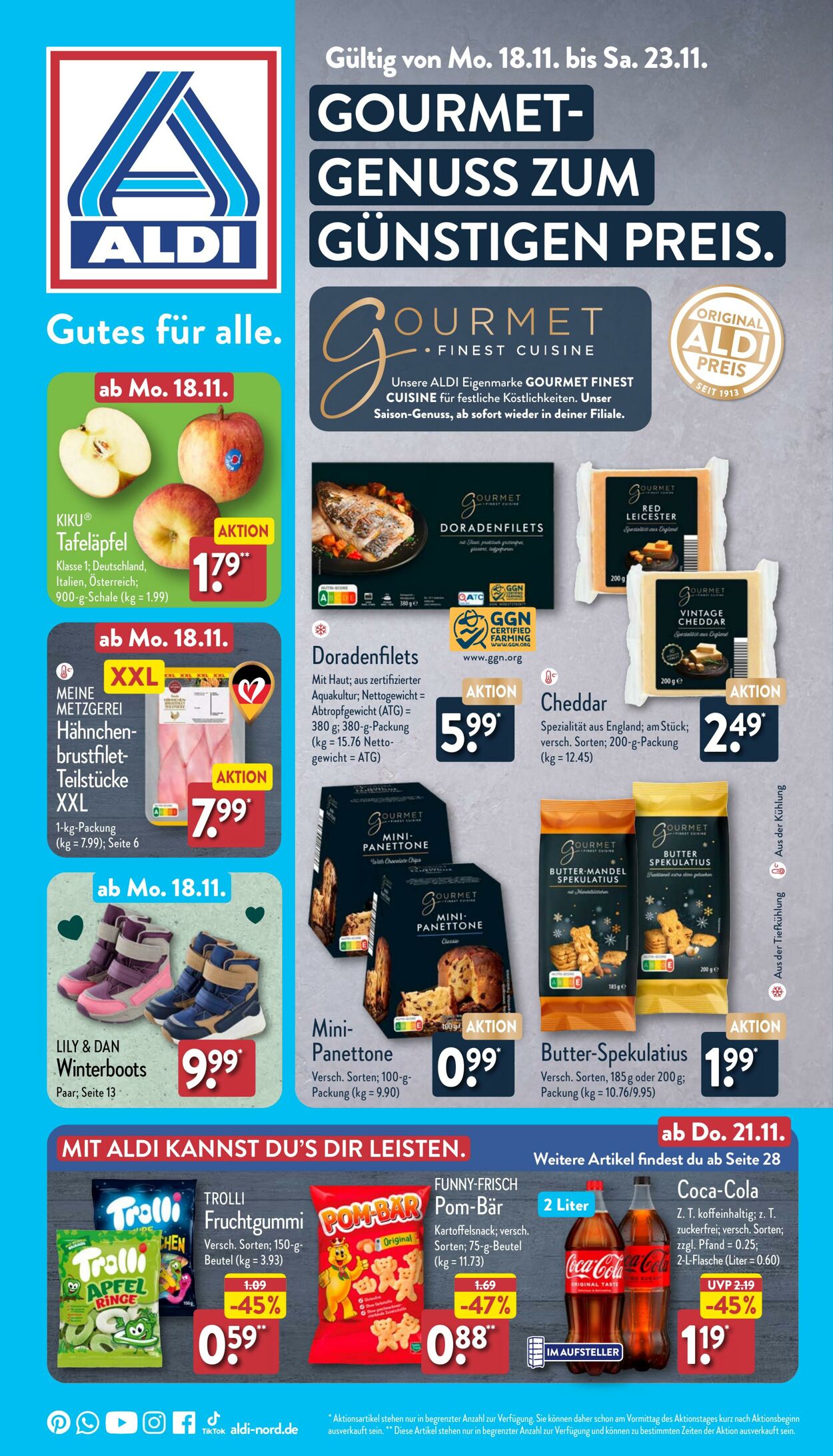 Prospekt Aldi-Nord 11.11.2024 - 16.11.2024