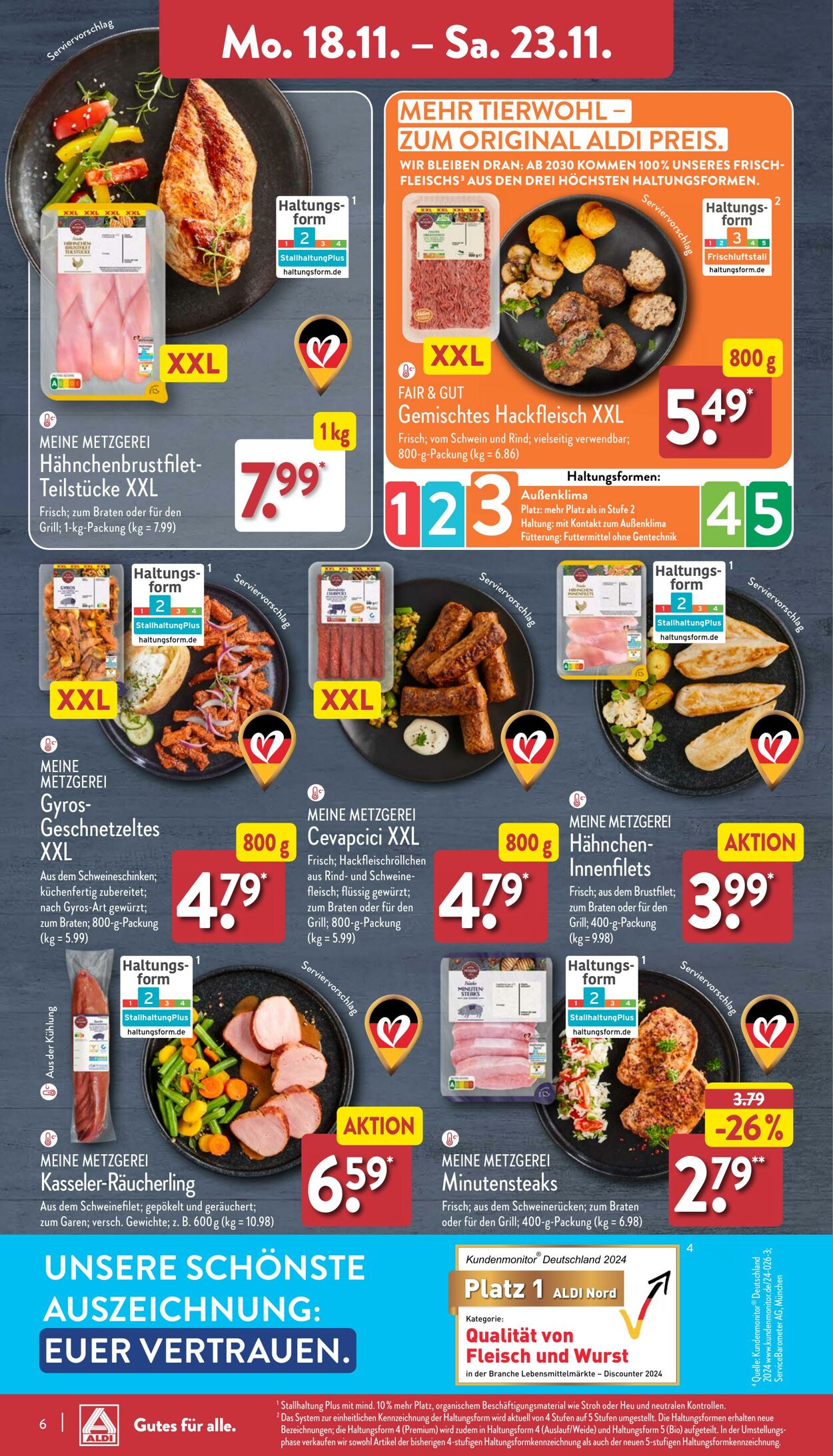 Prospekt Aldi-Nord 11.11.2024 - 16.11.2024