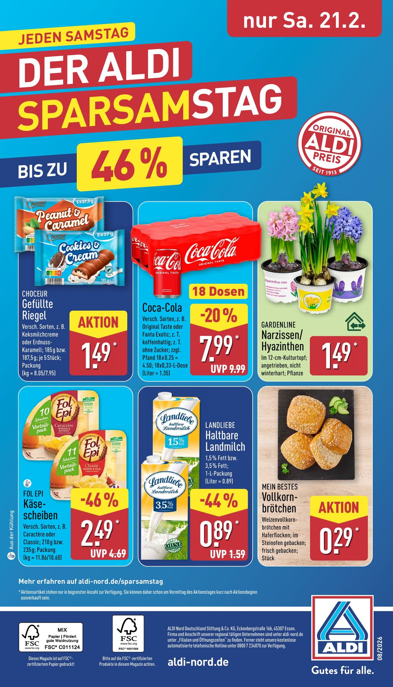 Prospekt Aldi-Nord 09.02.2026 - 14.02.2026