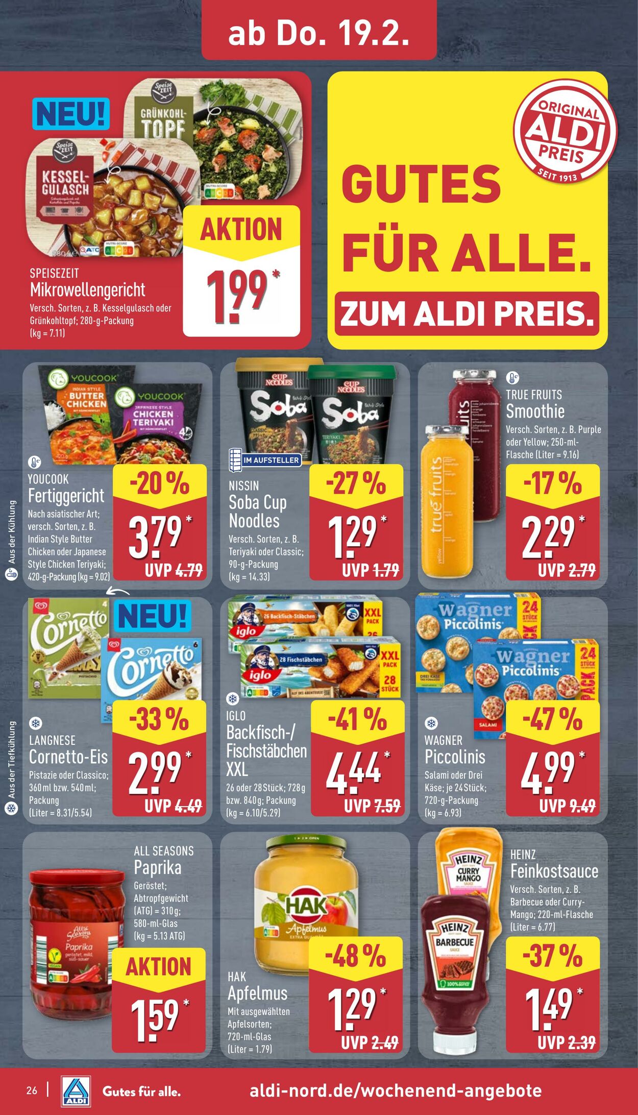 Prospekt Aldi-Nord 09.02.2026 - 14.02.2026