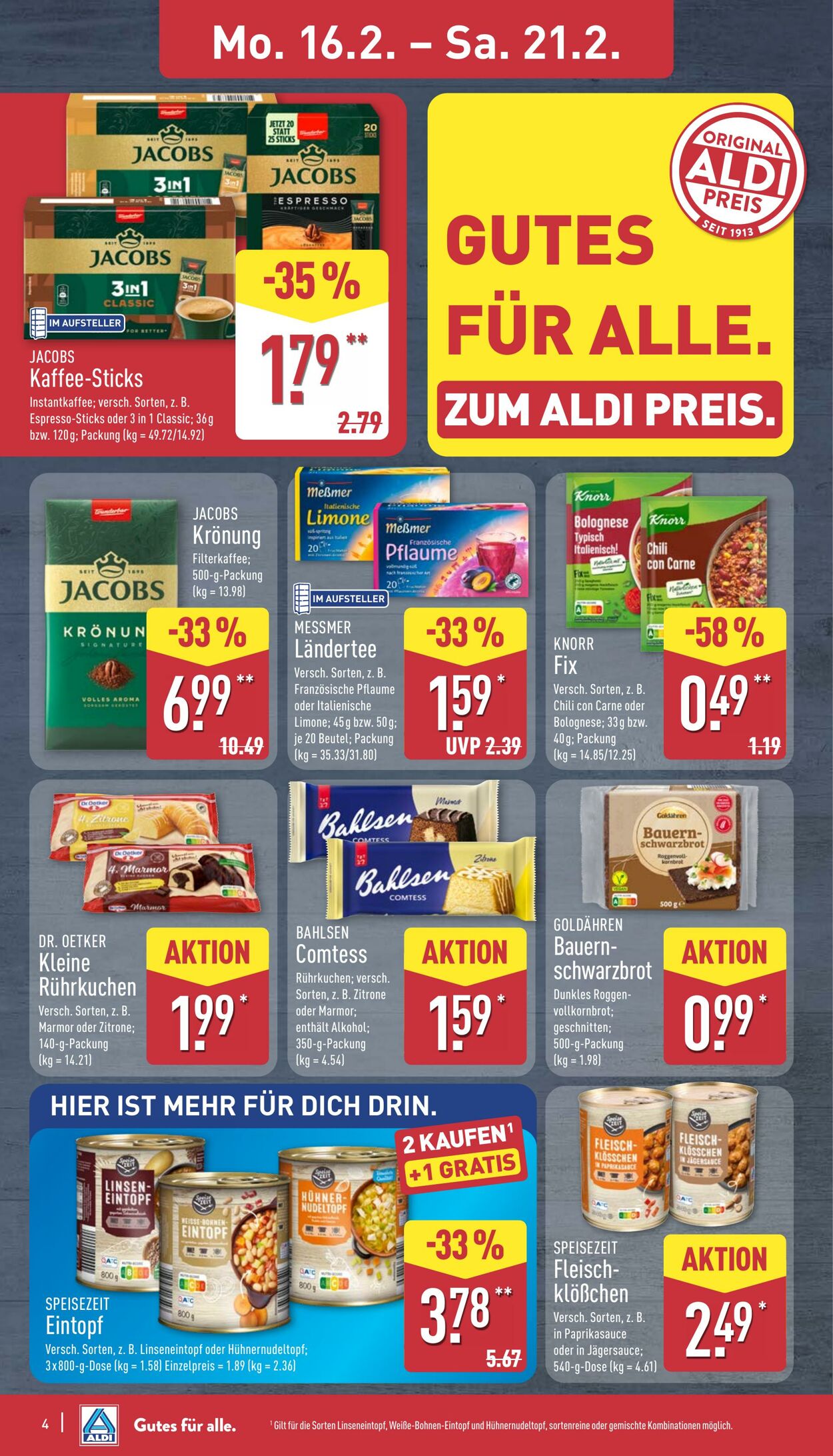 Prospekt Aldi-Nord 09.02.2026 - 14.02.2026