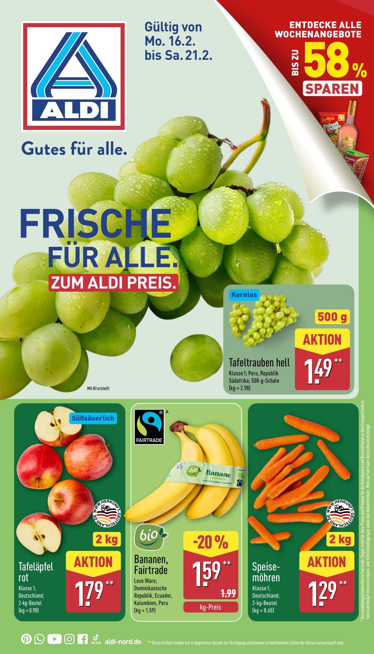 Prospekt Aldi-Nord 09.02.2026 - 14.02.2026