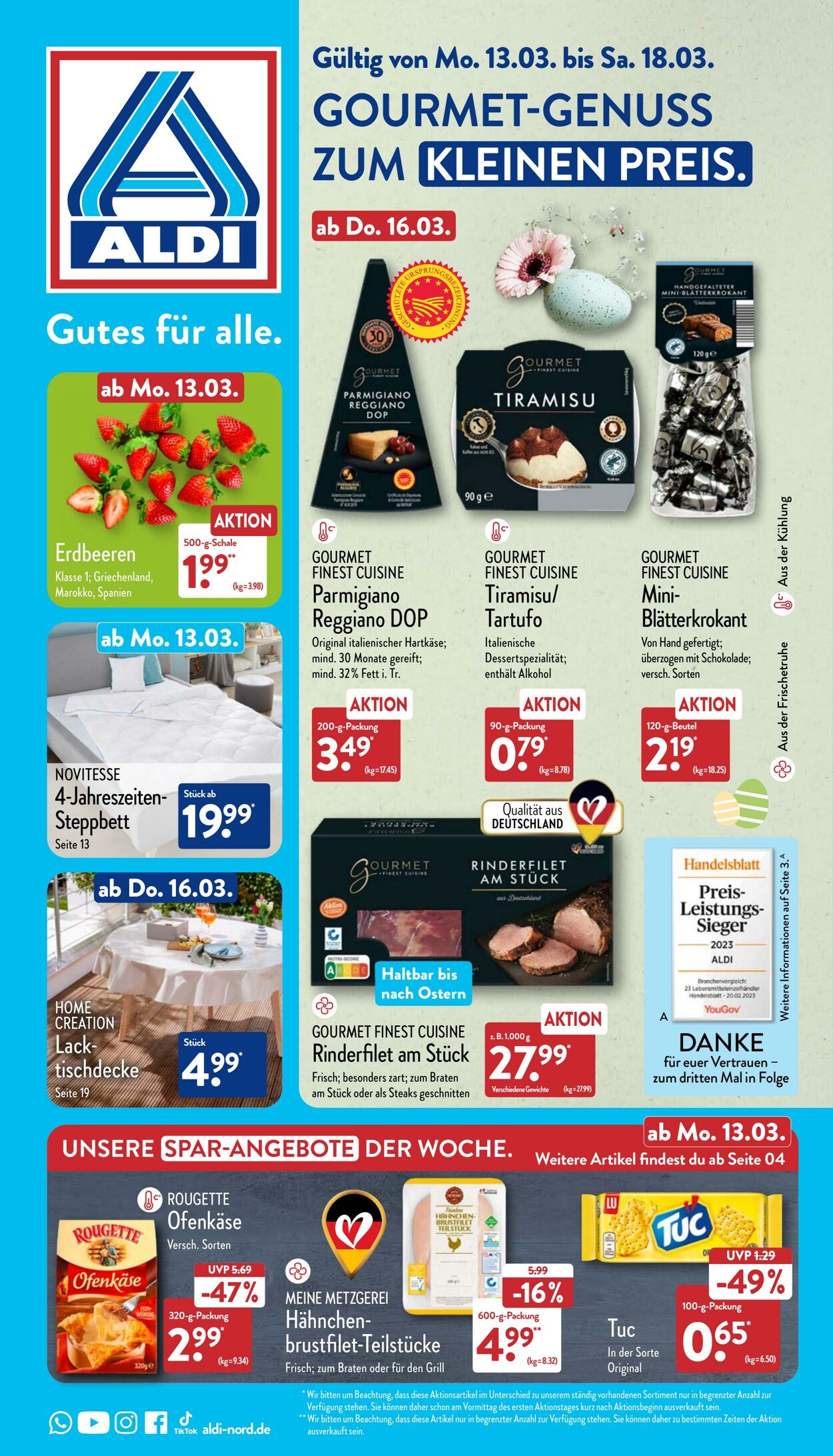 Prospekt Aldi-Nord 13.03.2023 - 18.03.2023