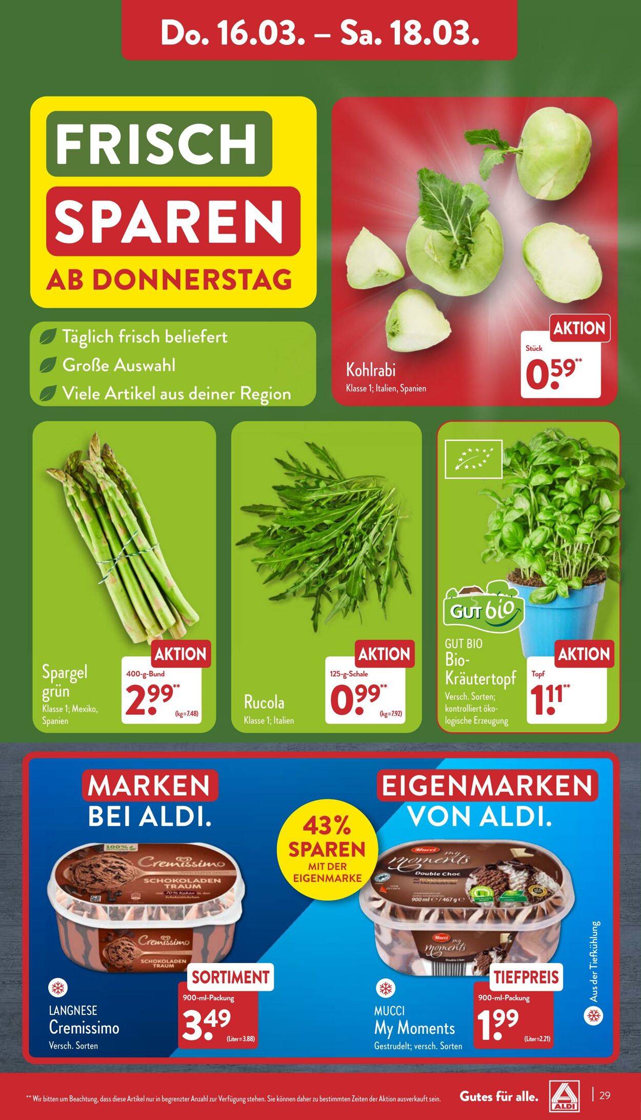 Prospekt Aldi-Nord 13.03.2023 - 18.03.2023