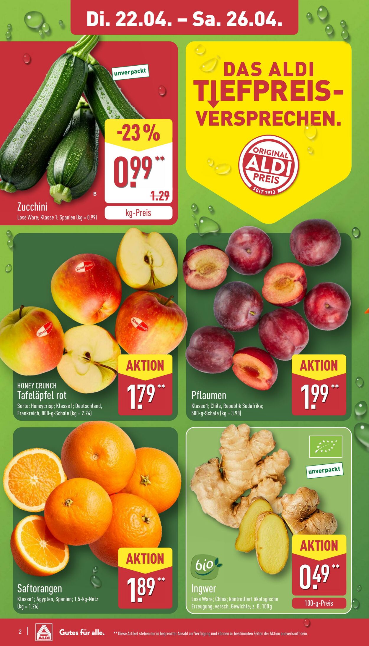 Prospekt Aldi-Nord 14.04.2025 - 19.04.2025