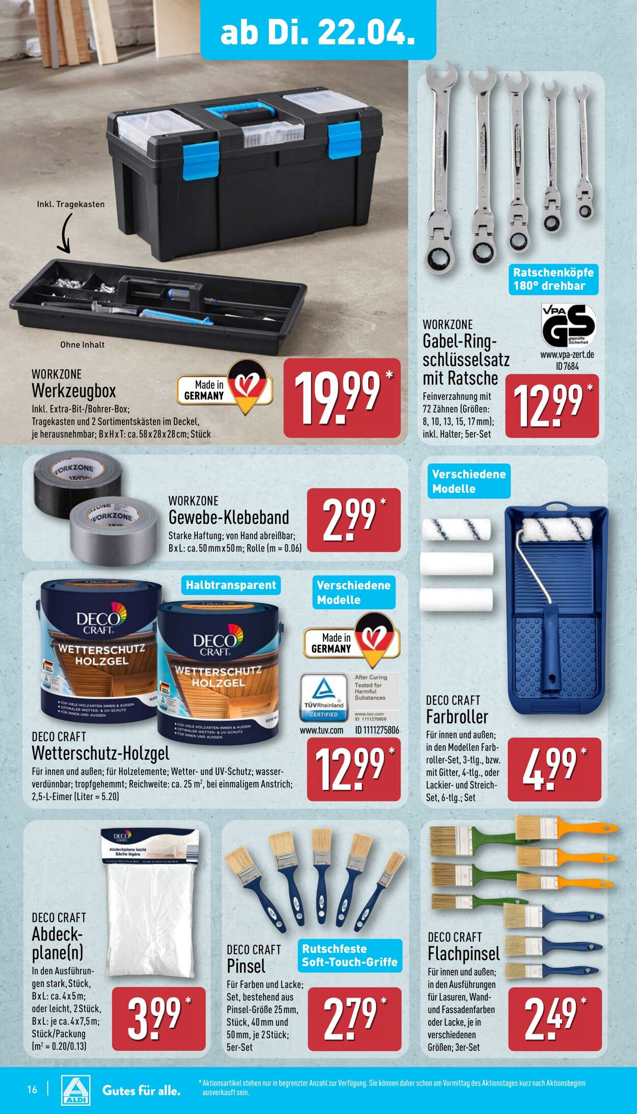 Prospekt Aldi-Nord 14.04.2025 - 19.04.2025