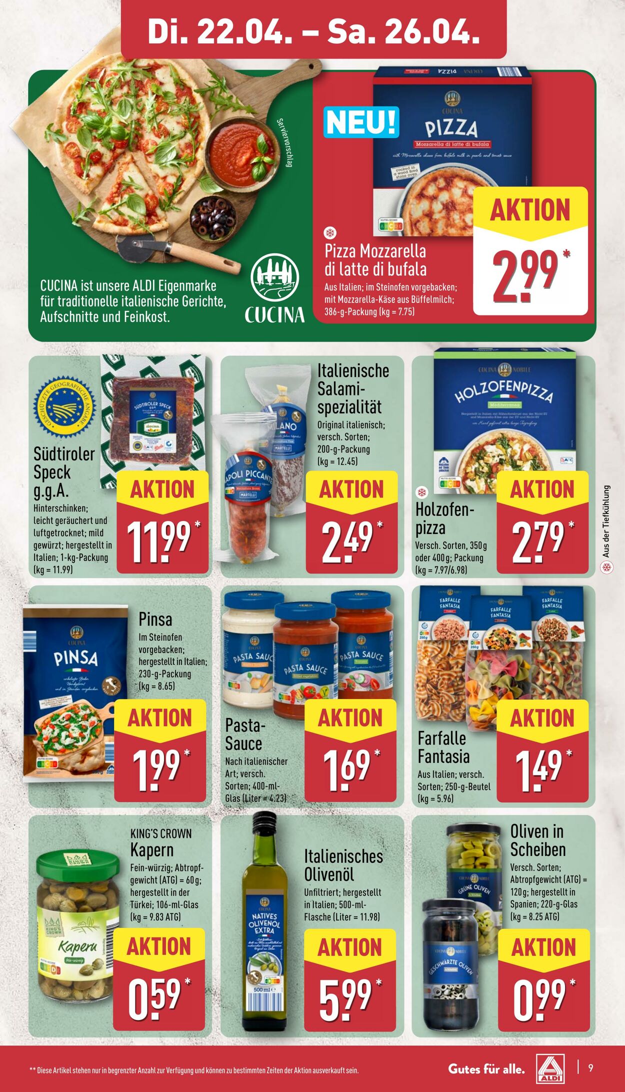Prospekt Aldi-Nord 14.04.2025 - 19.04.2025