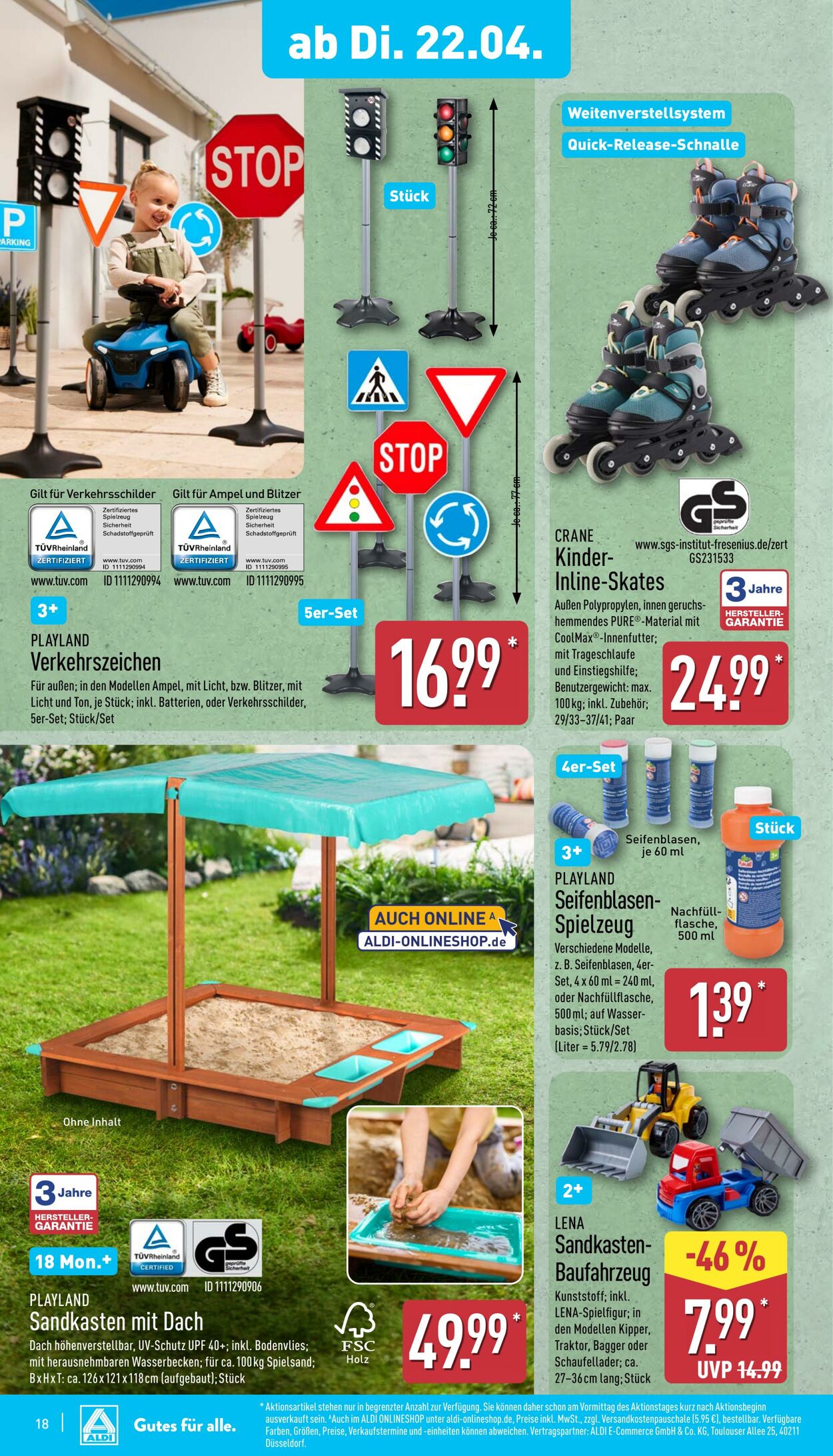 Prospekt Aldi-Nord 14.04.2025 - 19.04.2025