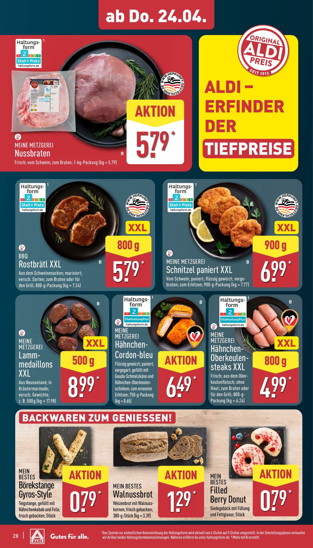 Prospekt Aldi-Nord 14.04.2025 - 19.04.2025