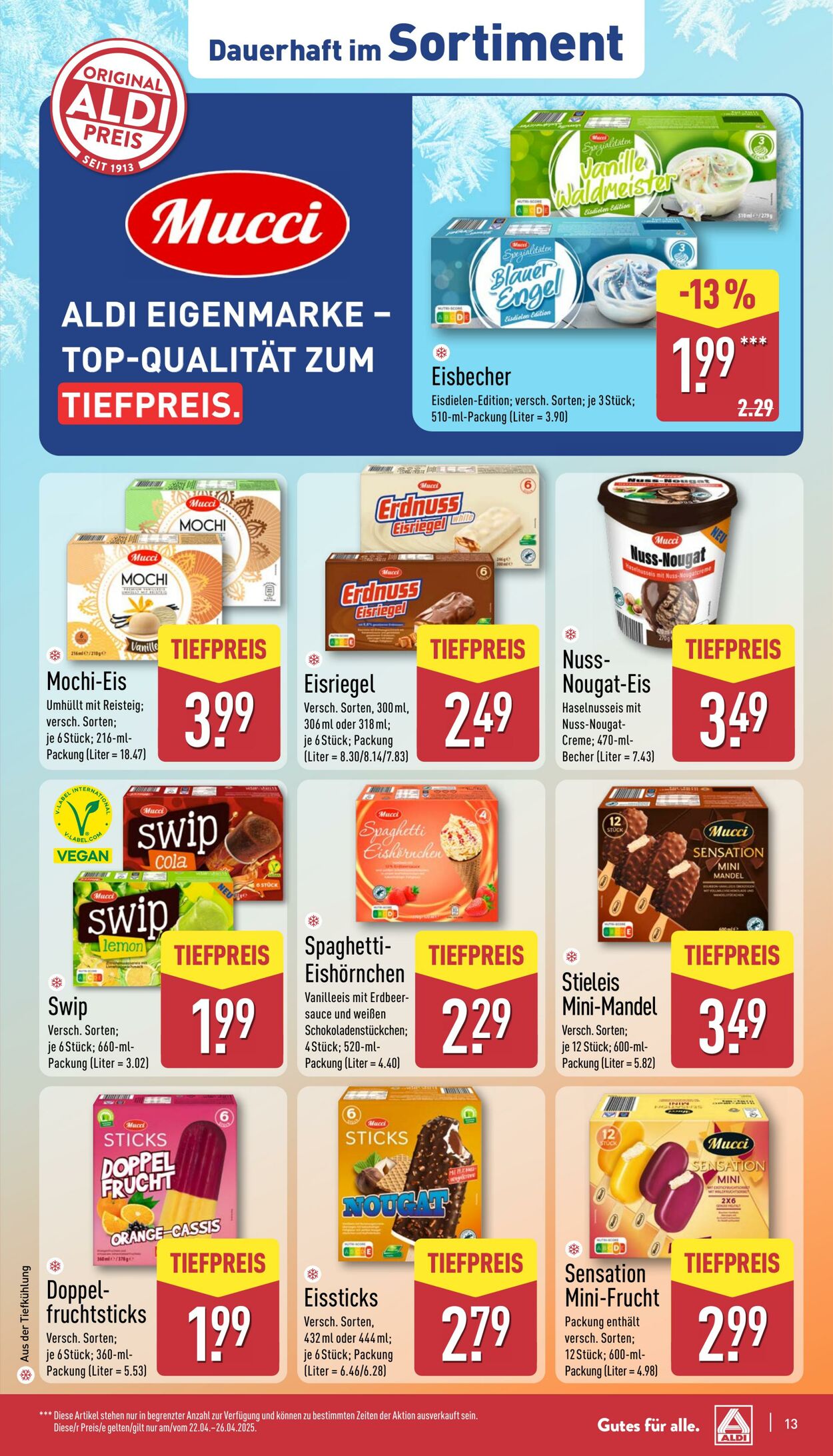 Prospekt Aldi-Nord 14.04.2025 - 19.04.2025