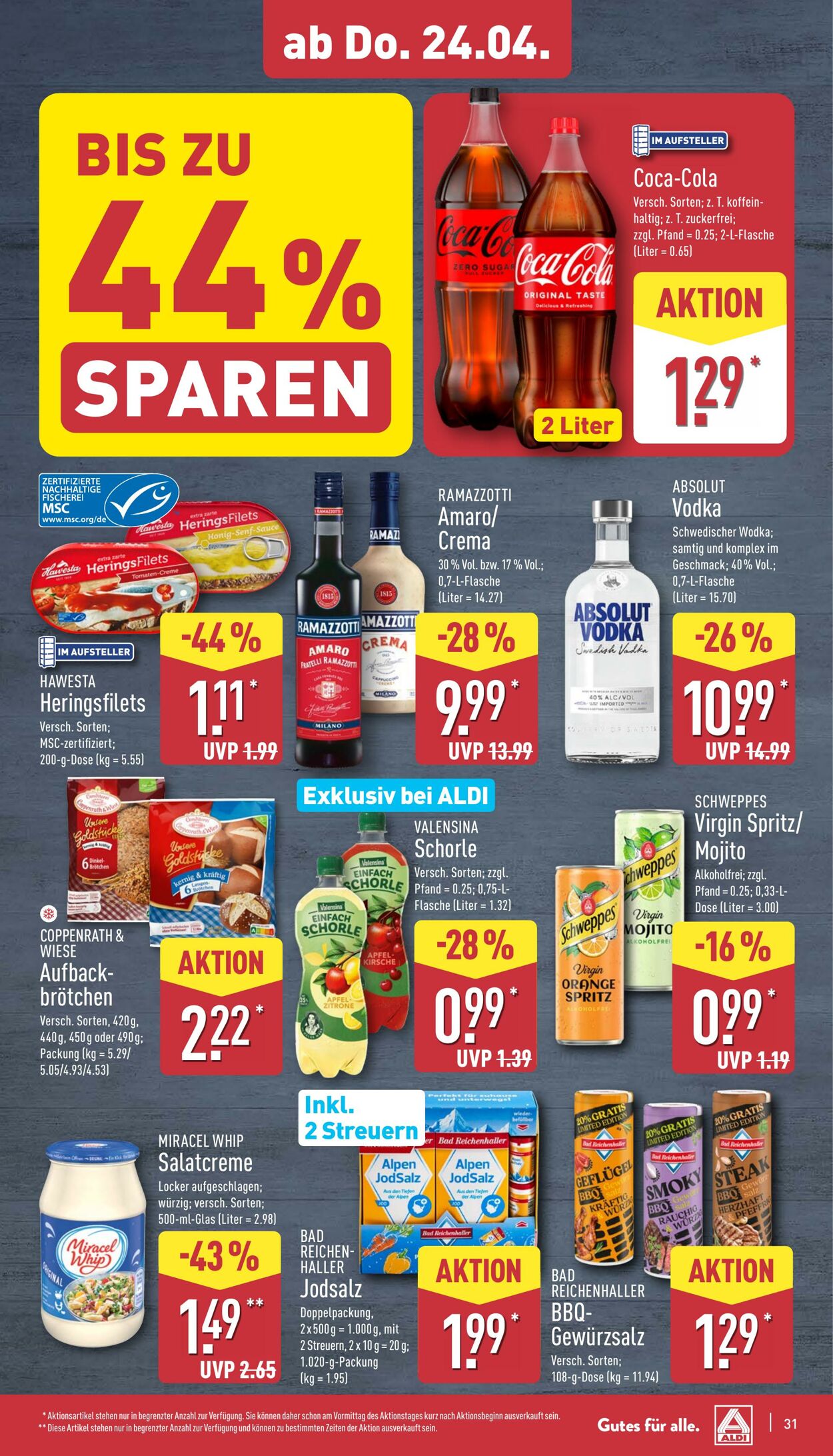 Prospekt Aldi-Nord 14.04.2025 - 19.04.2025