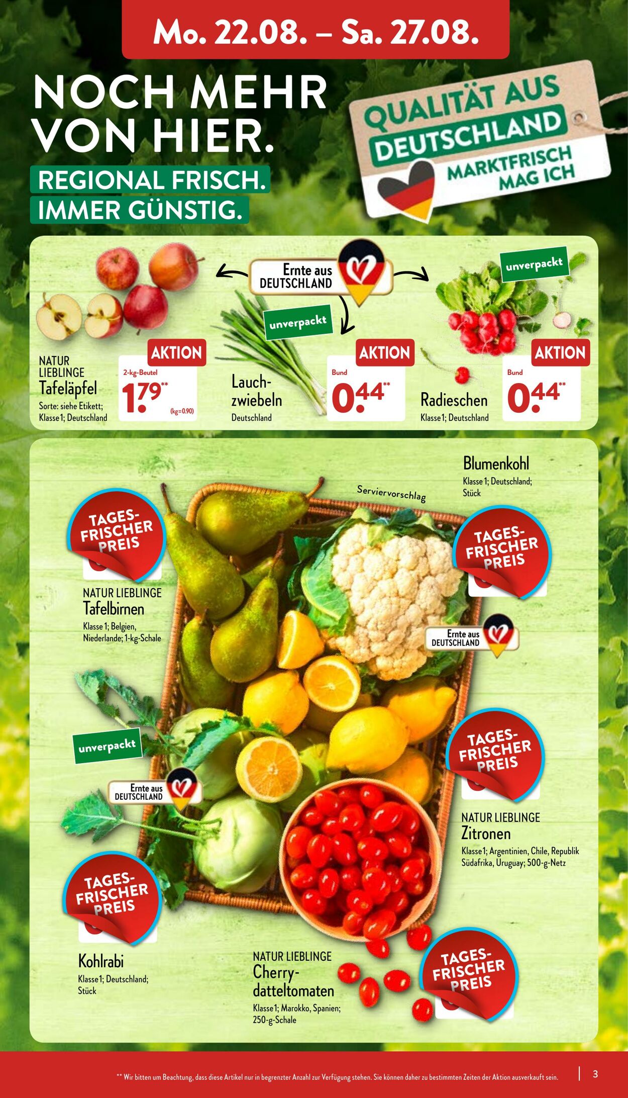 Prospekt Aldi-Nord 22.08.2022 - 27.08.2022