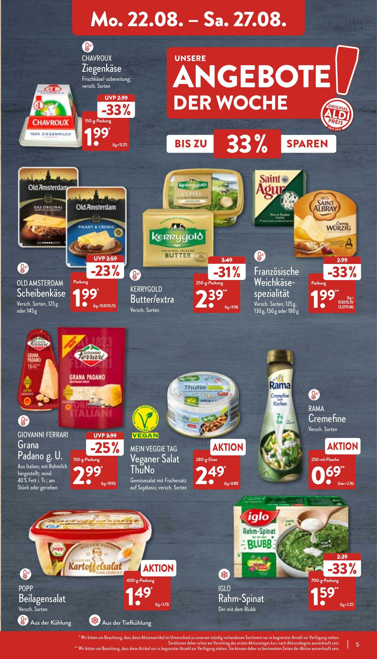 Prospekt Aldi-Nord 22.08.2022 - 27.08.2022