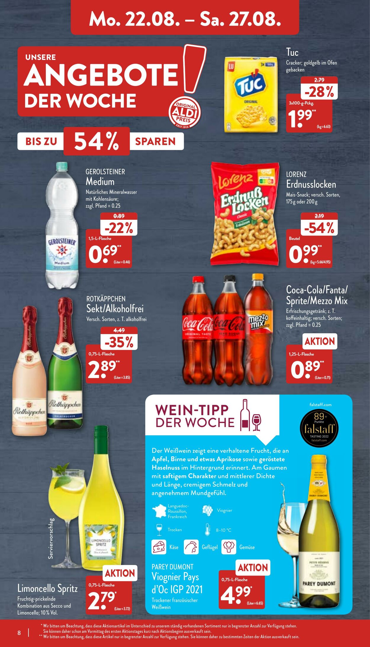 Prospekt Aldi-Nord 22.08.2022 - 27.08.2022