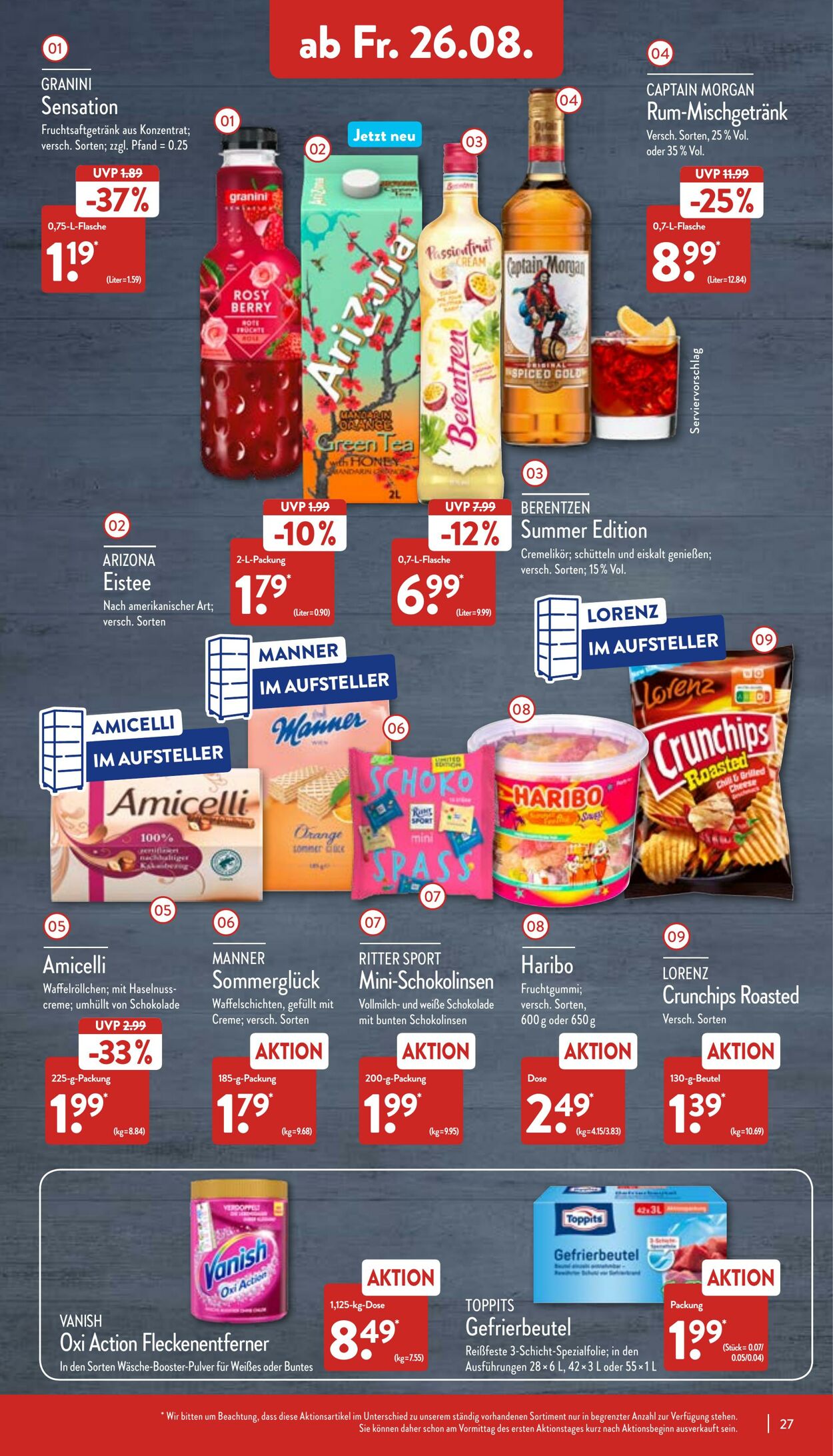 Prospekt Aldi-Nord 22.08.2022 - 27.08.2022