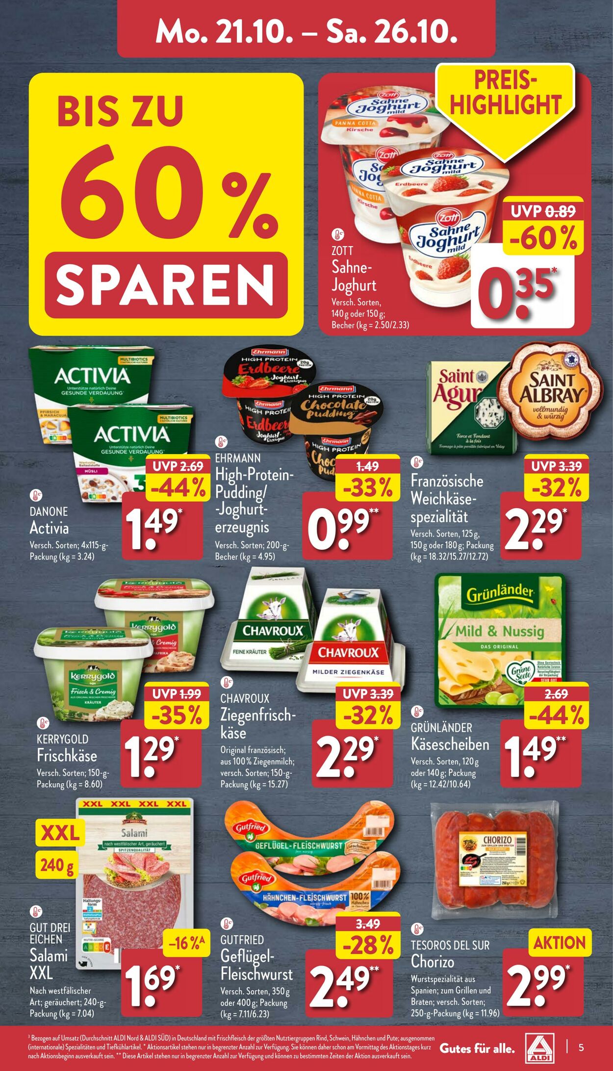 Prospekt Aldi-Nord 21.10.2024 - 26.10.2024