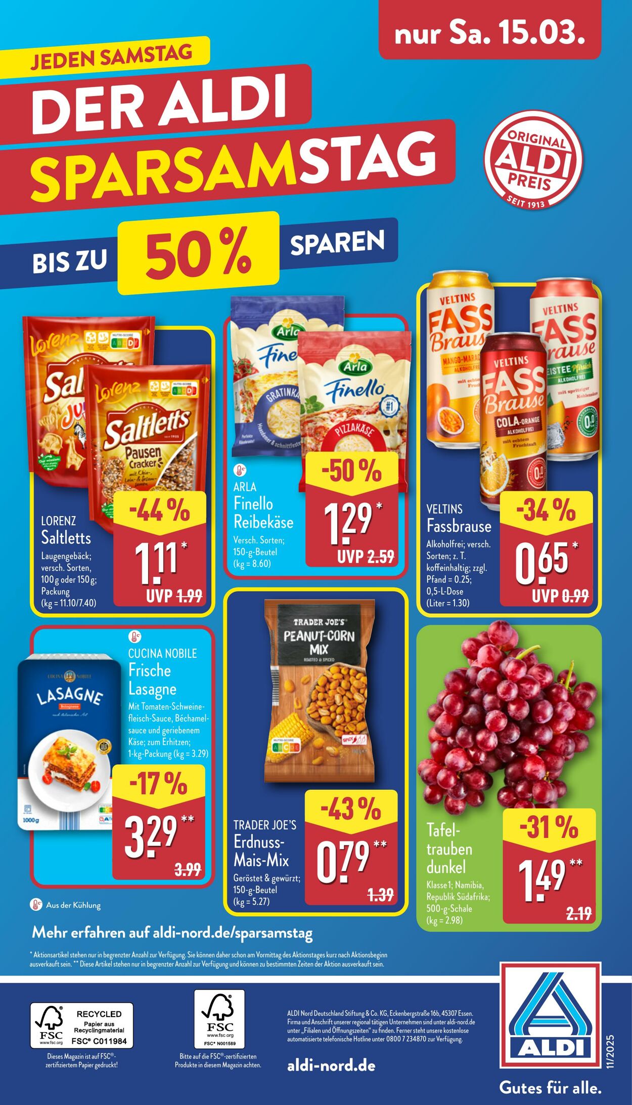 Prospekt Aldi-Nord 03.03.2025 - 08.03.2025