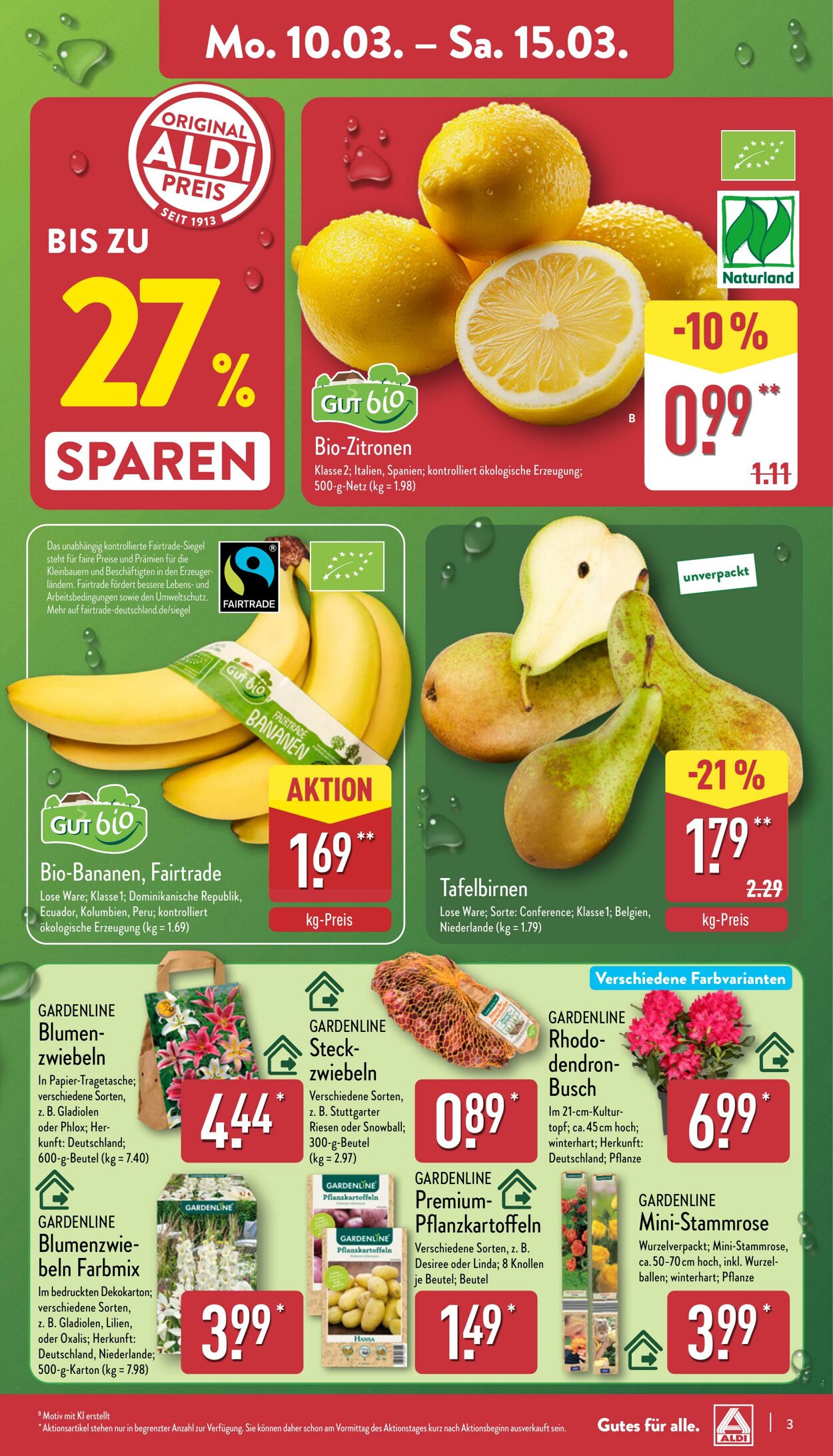Prospekt Aldi-Nord 03.03.2025 - 08.03.2025