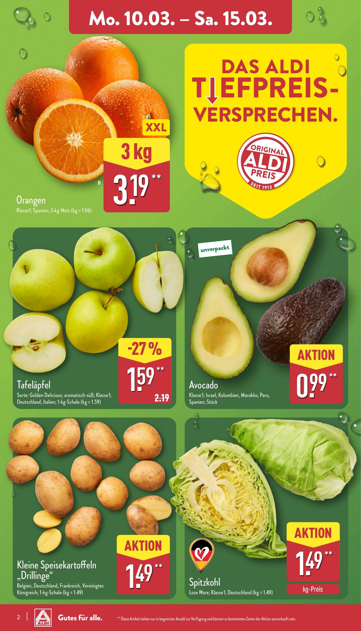 Prospekt Aldi-Nord 03.03.2025 - 08.03.2025