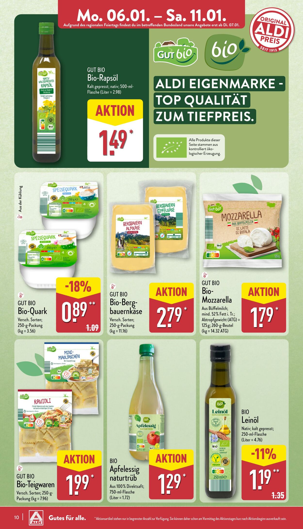 Prospekt Aldi-Nord 06.01.2025 - 11.01.2025