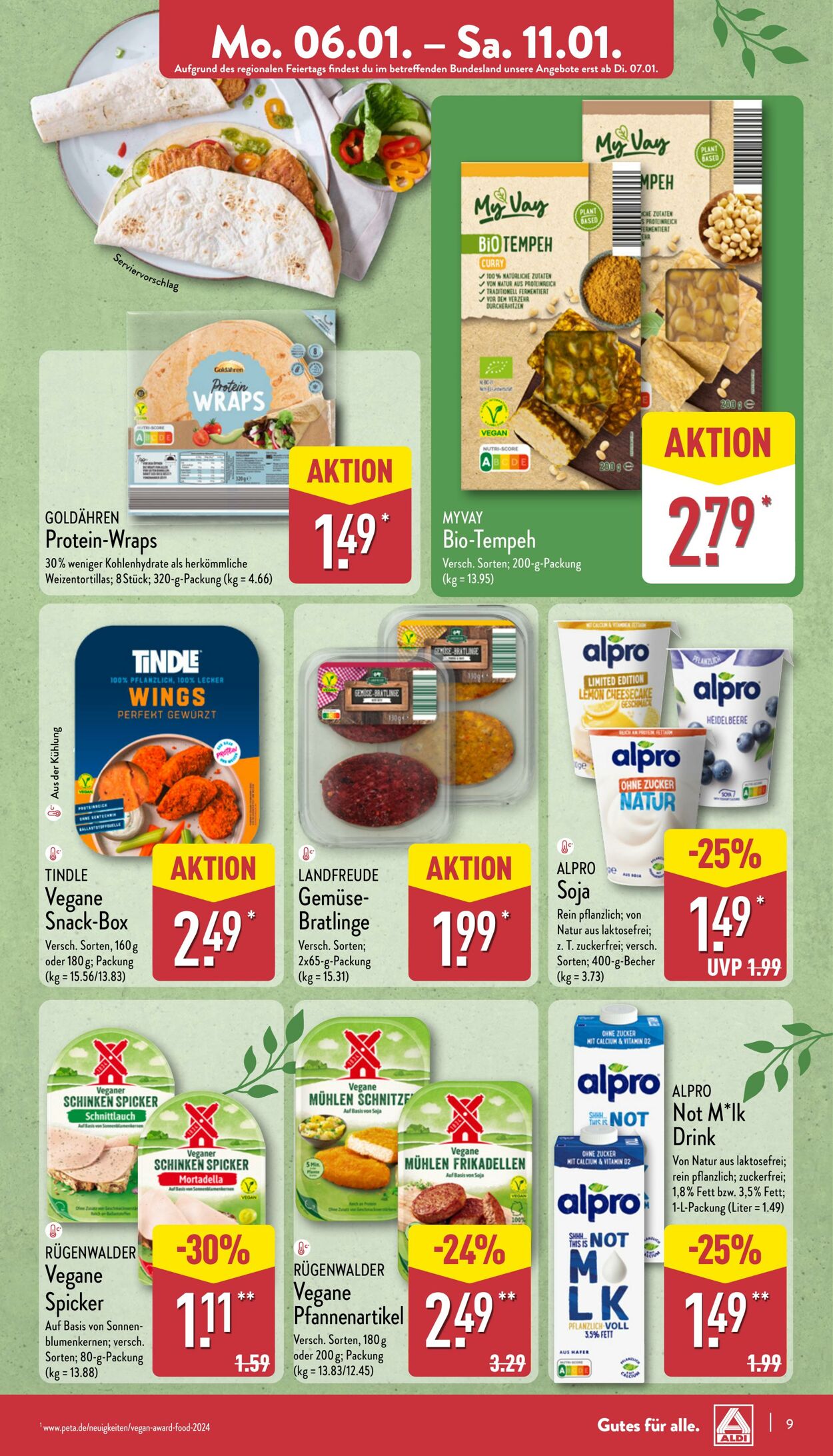 Prospekt Aldi-Nord 06.01.2025 - 11.01.2025